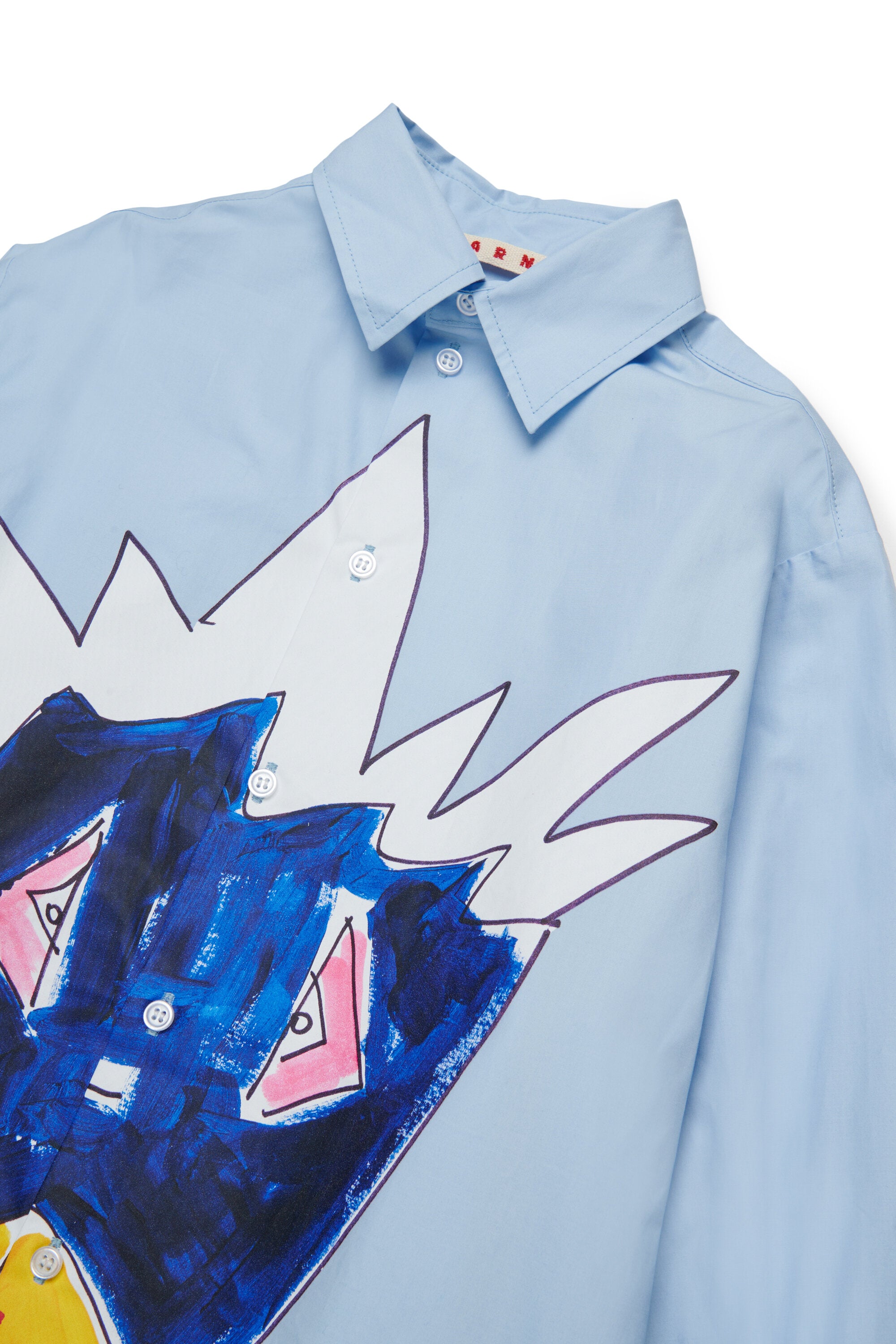 Camisa extragrande de popelín con gráfico Jungle