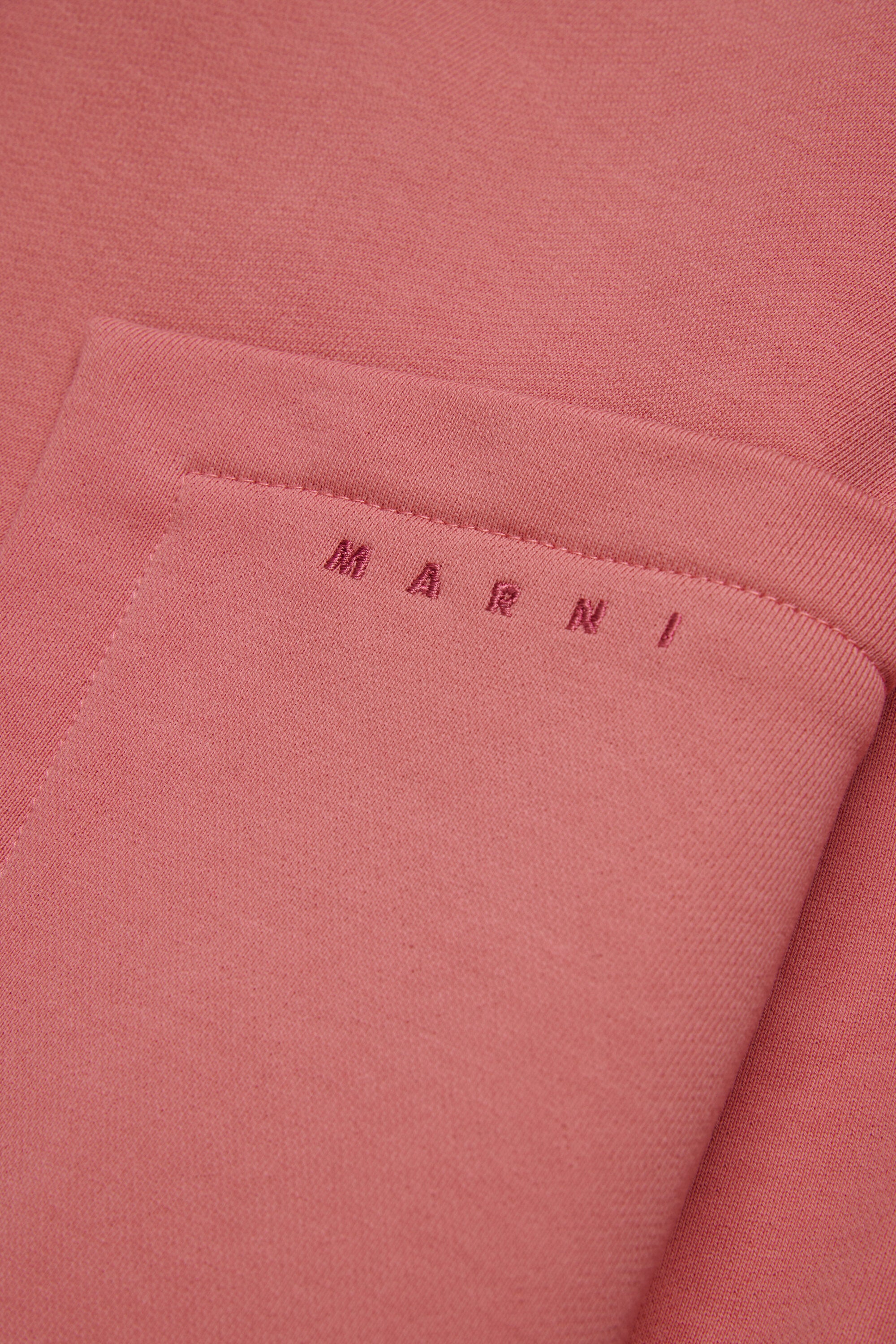 Mini fleece dress with patch pockets