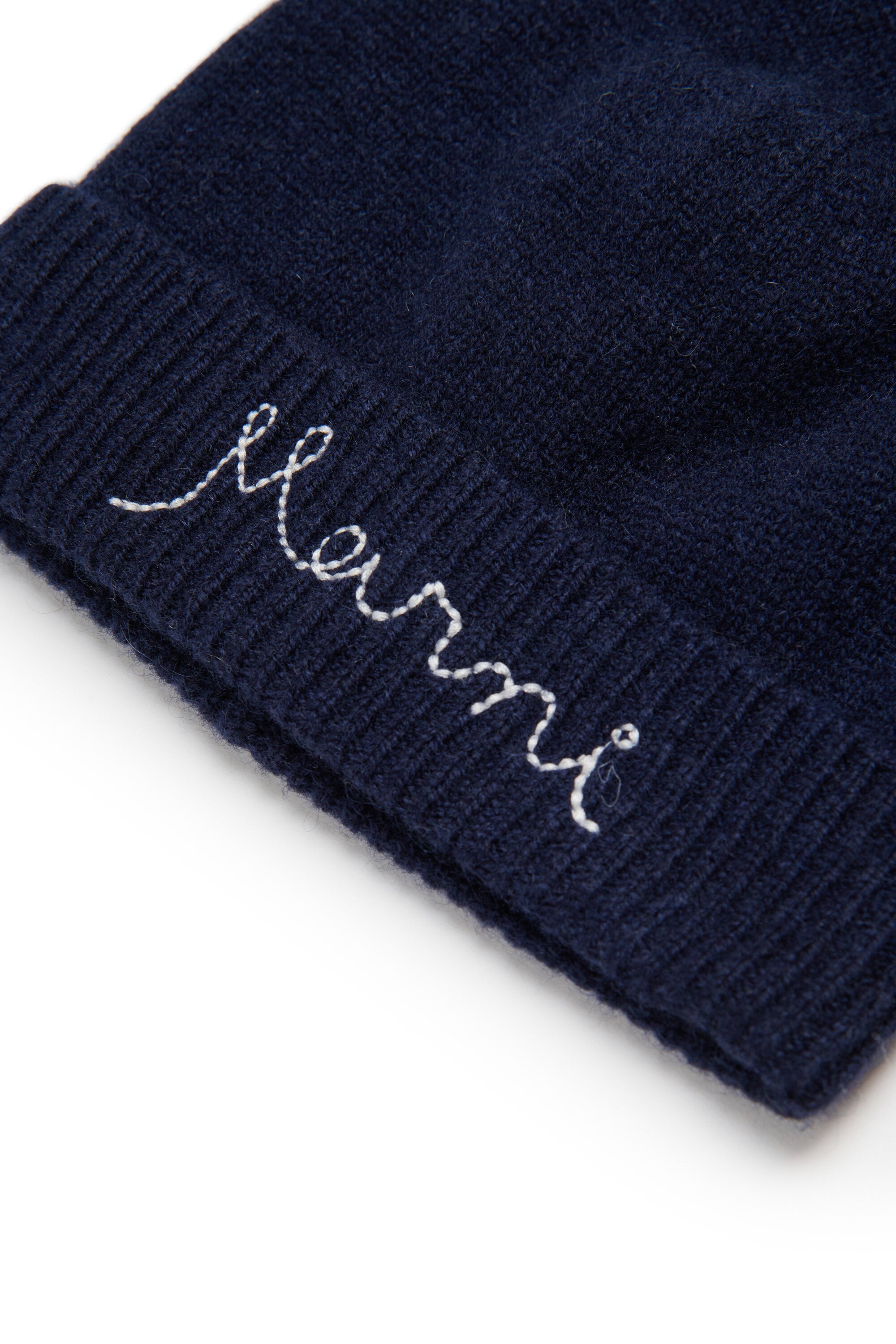 Gorro de lana y cachemira con logotipo
