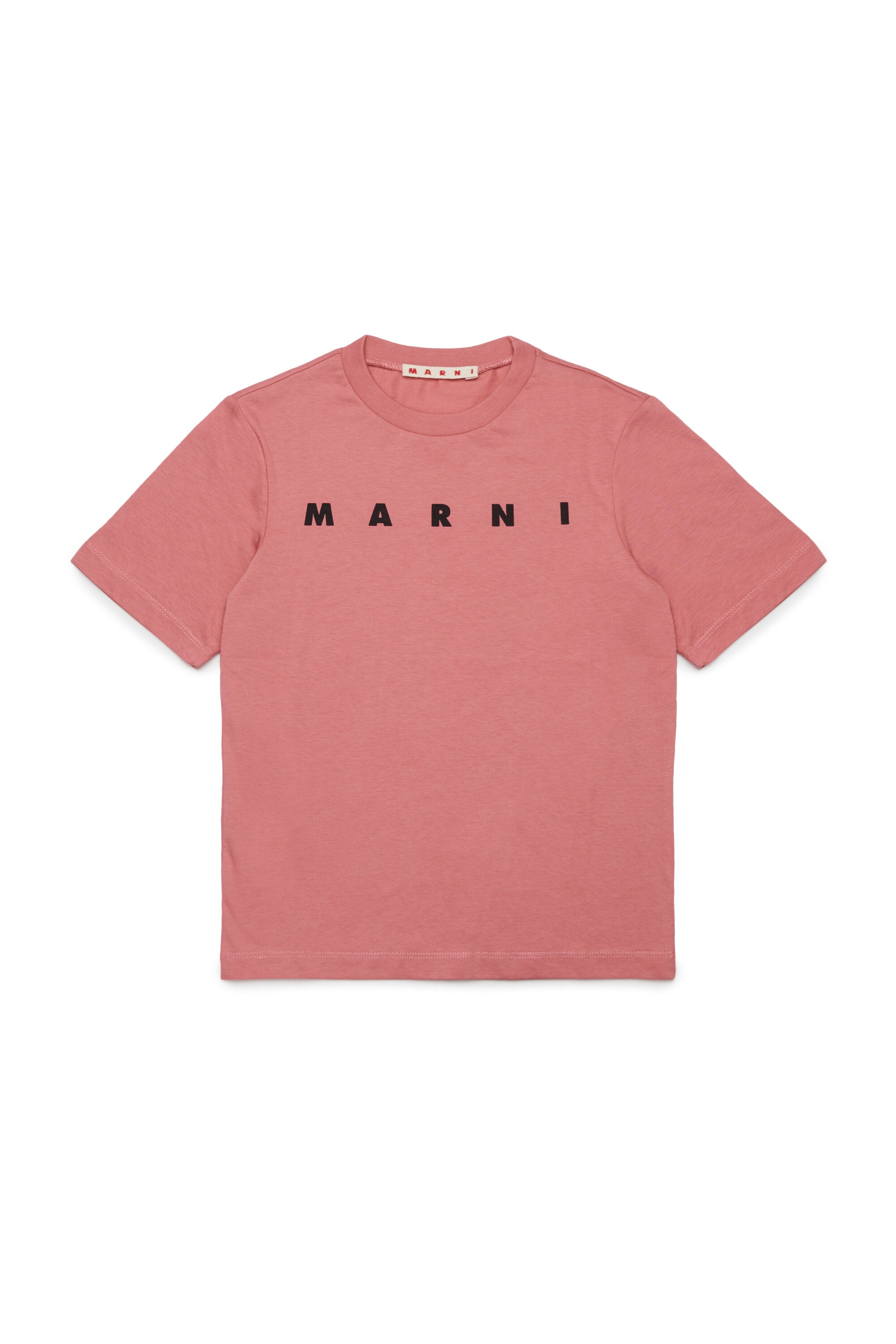 本日のみ値下げMARNI シンプルロゴTシャツ　ピンク　新品未使用　【残り僅か】 Marni logo jersey T-shirt for girls | BRAVE KID