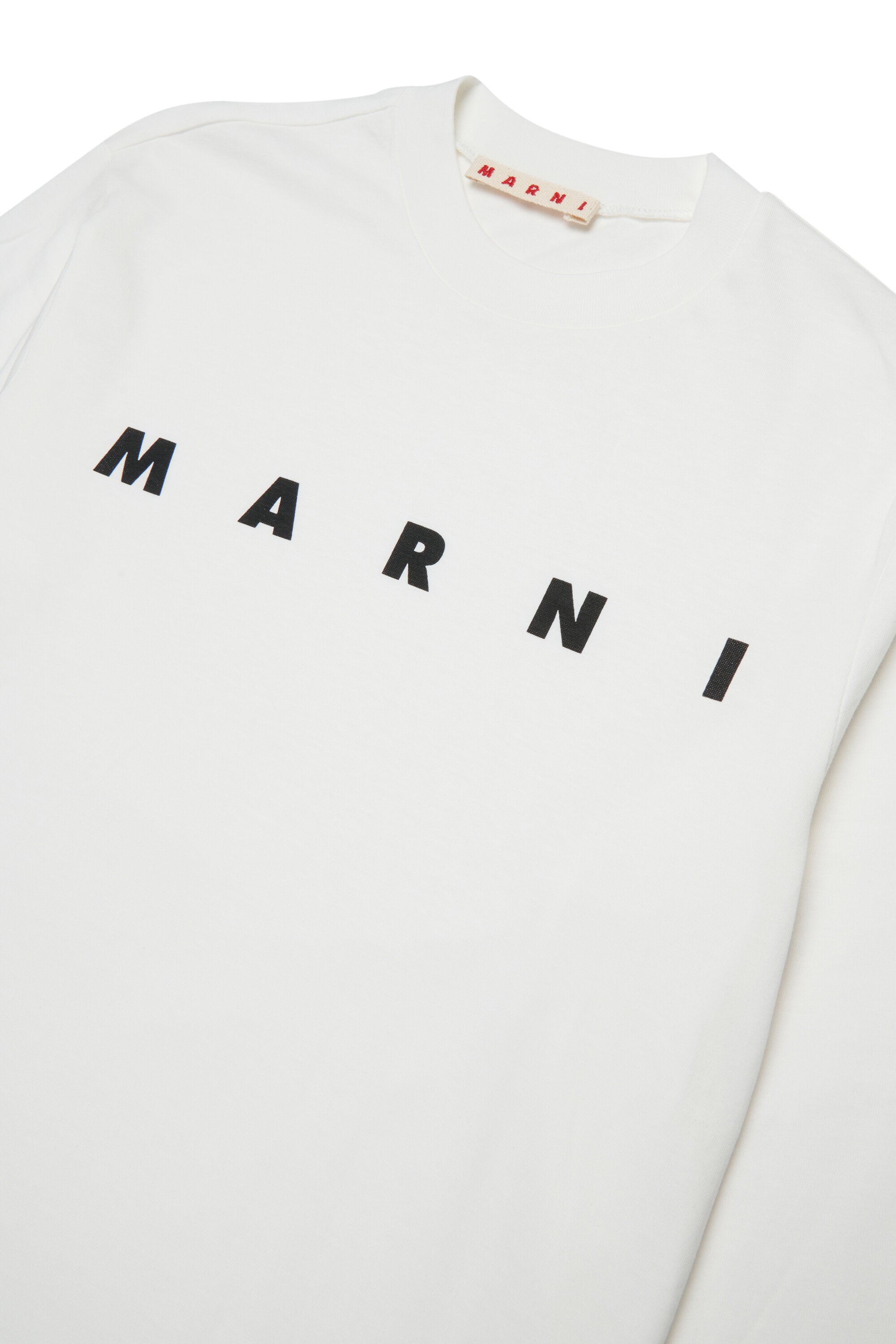 ¡Camiseta de manga larga de jersey con logotipo MARNI!