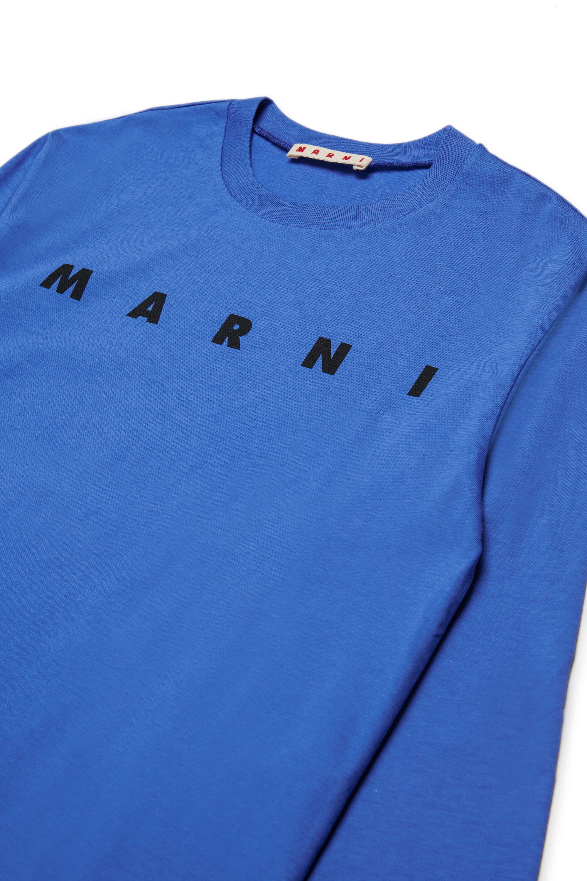 ¡Camiseta de manga larga de jersey con logotipo MARNI!