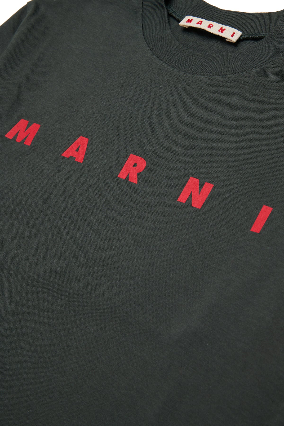 Camiseta de manga larga de jersey con logotipo Marni