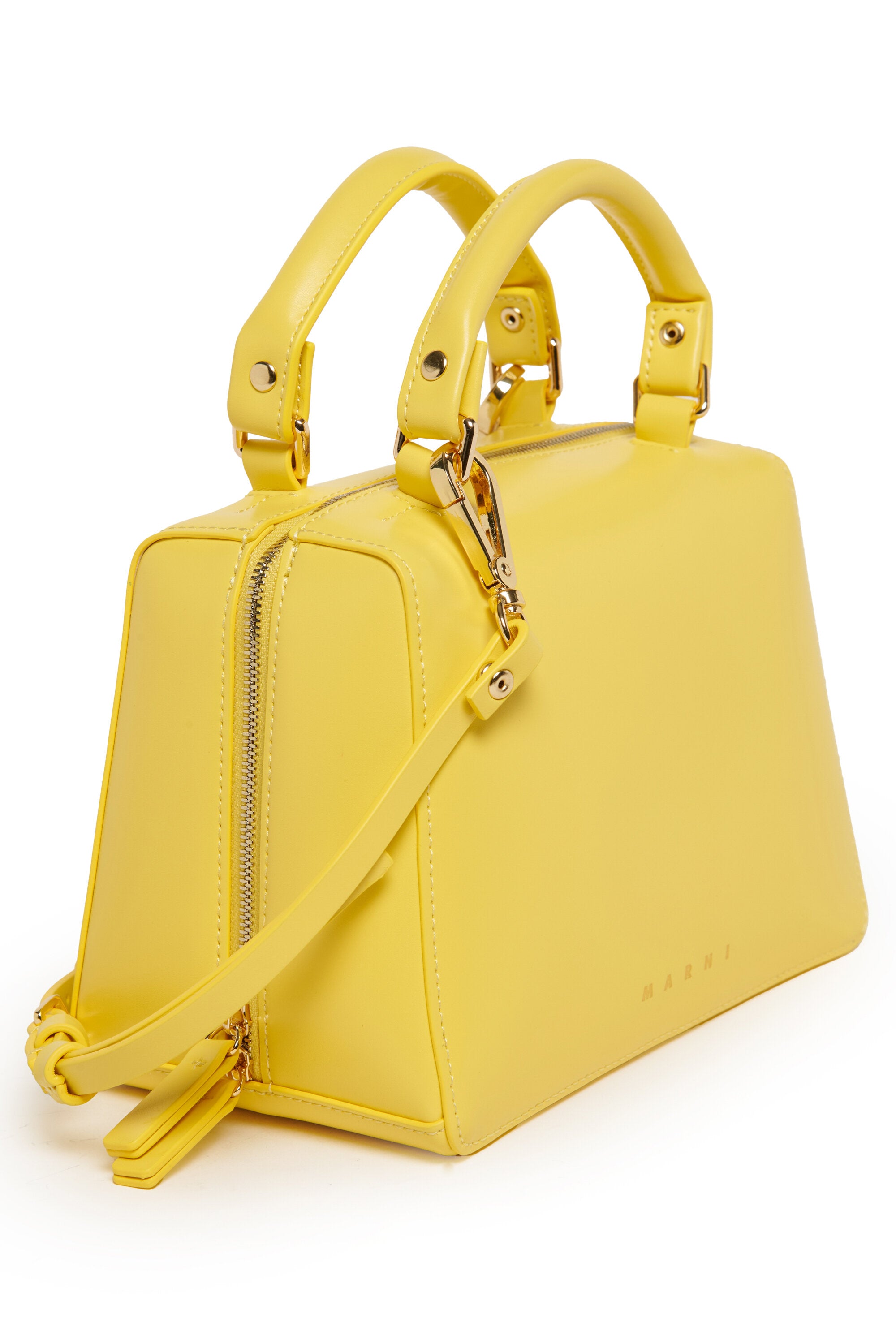 School Bag  de tela recubierta con bandolera