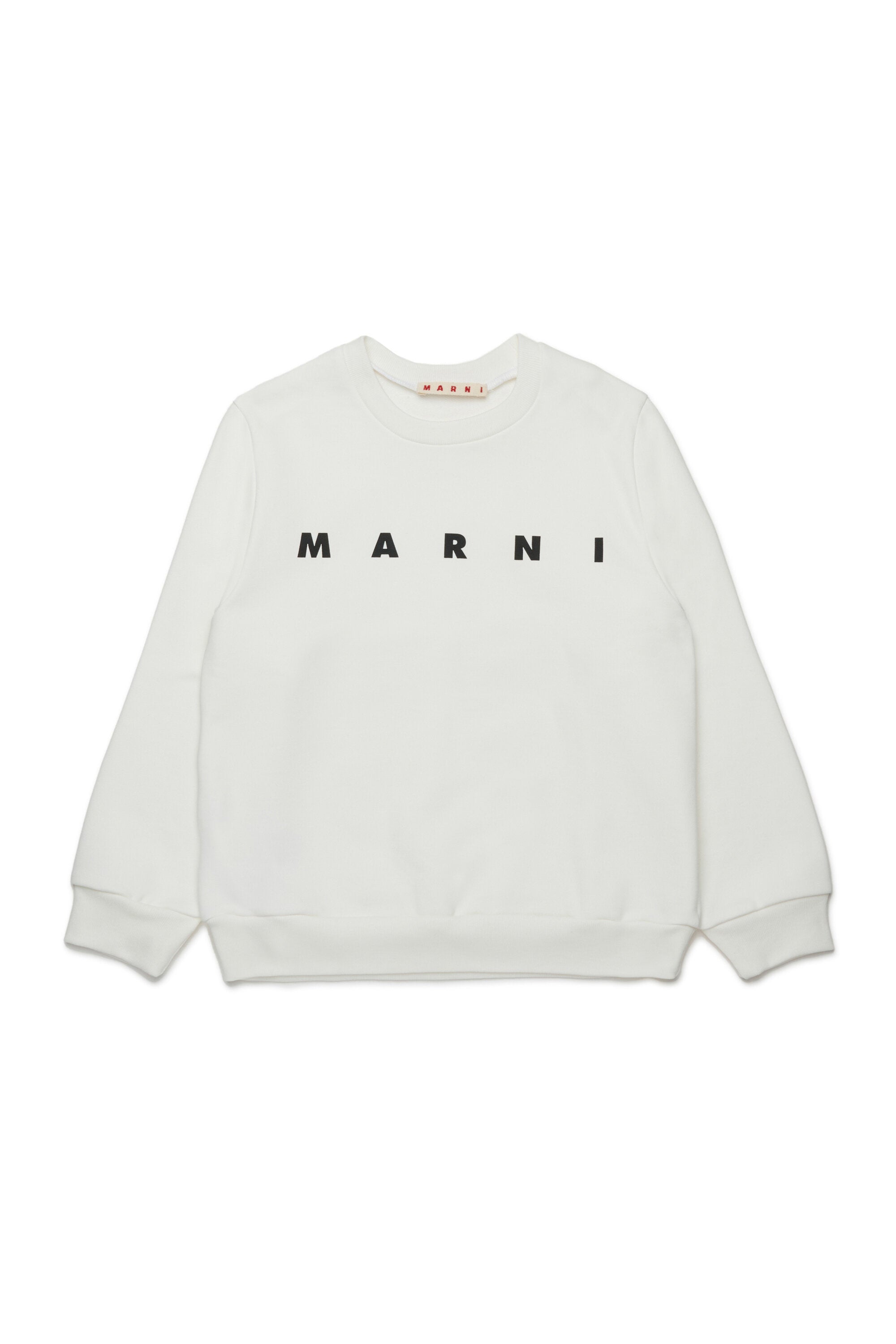 ¡Sudadera de cuello redondo con logo MARNI!