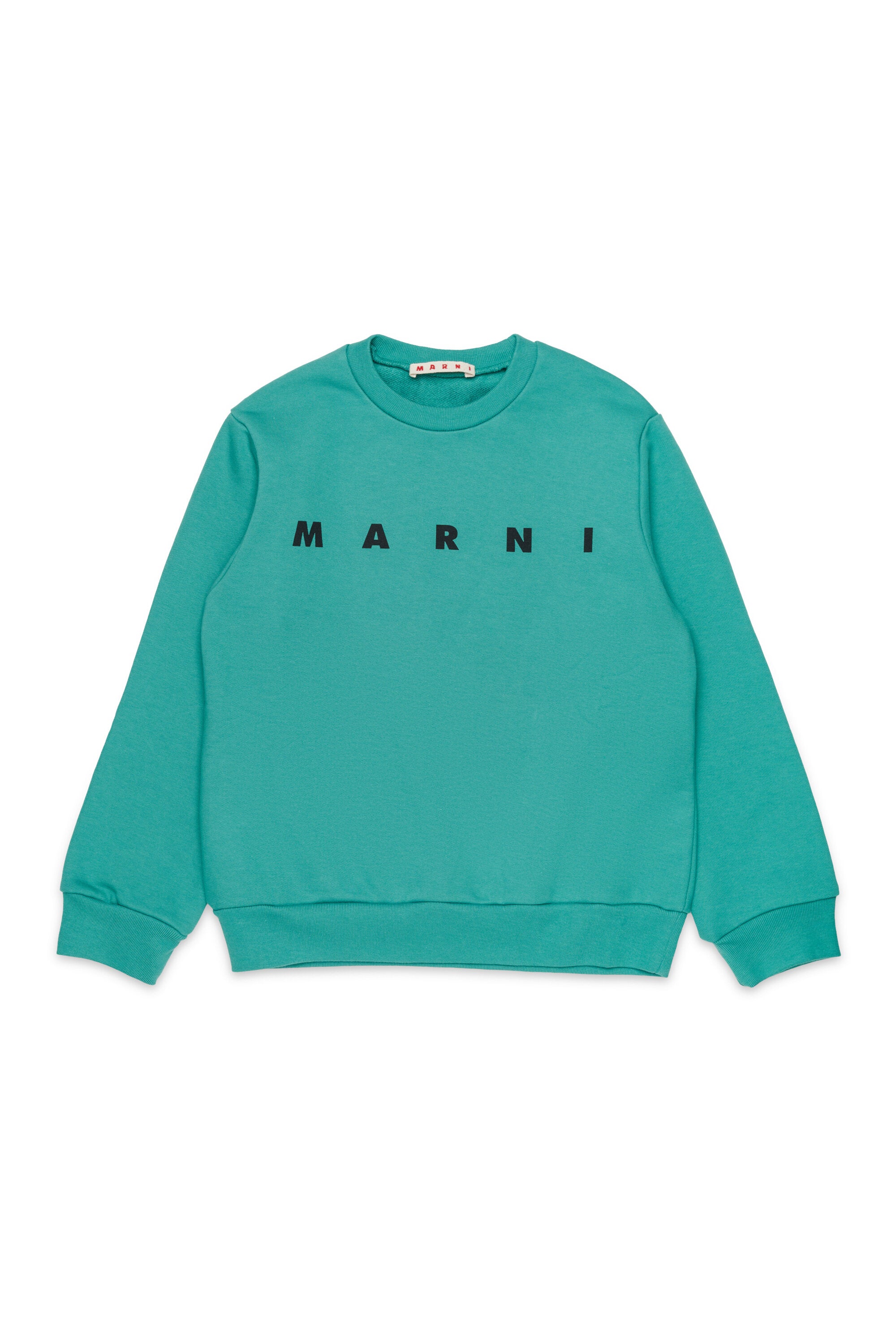 Sudadera de cuello redondo con logo Marni