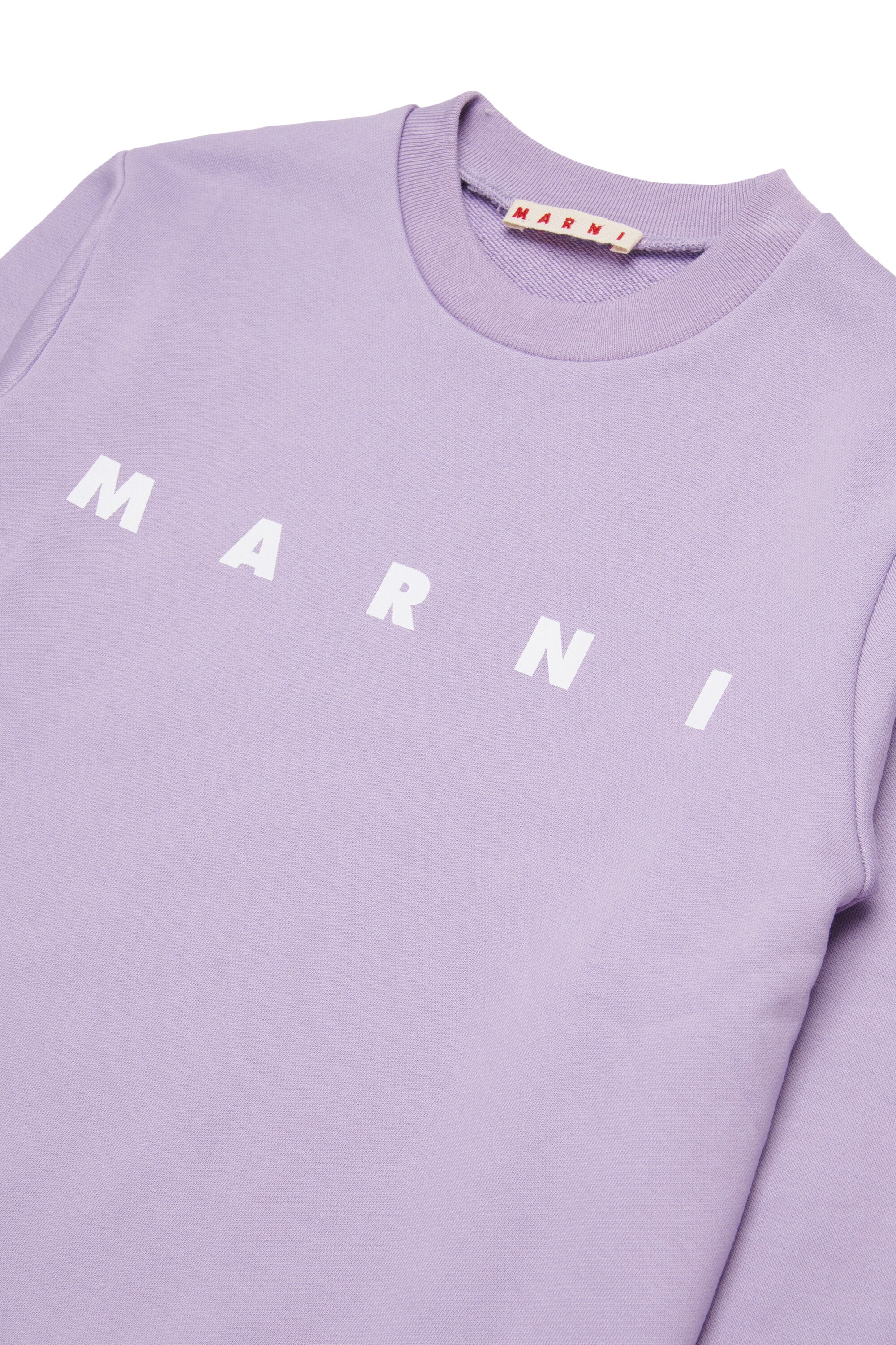 Sudadera de cuello redondo con logo Marni