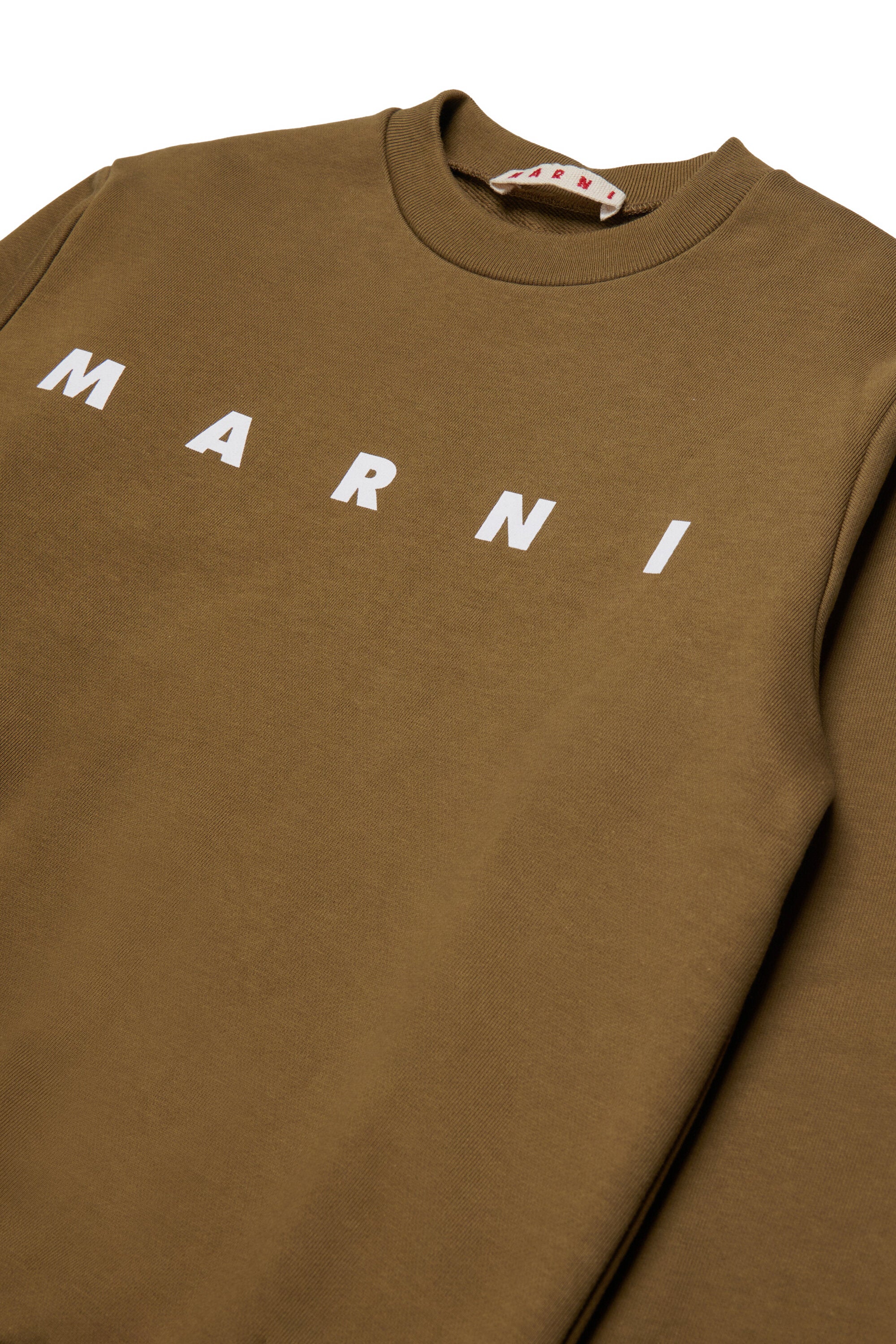 Sudadera de cuello redondo con logo Marni