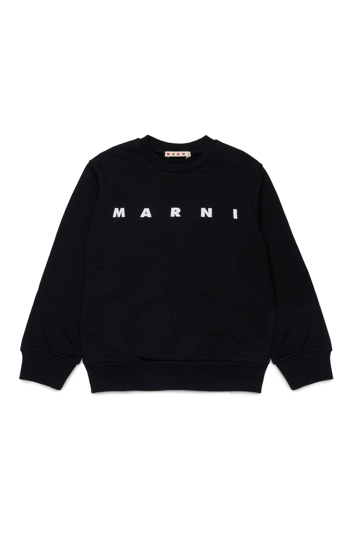 Sudadera de cuello redondo con logo Marni