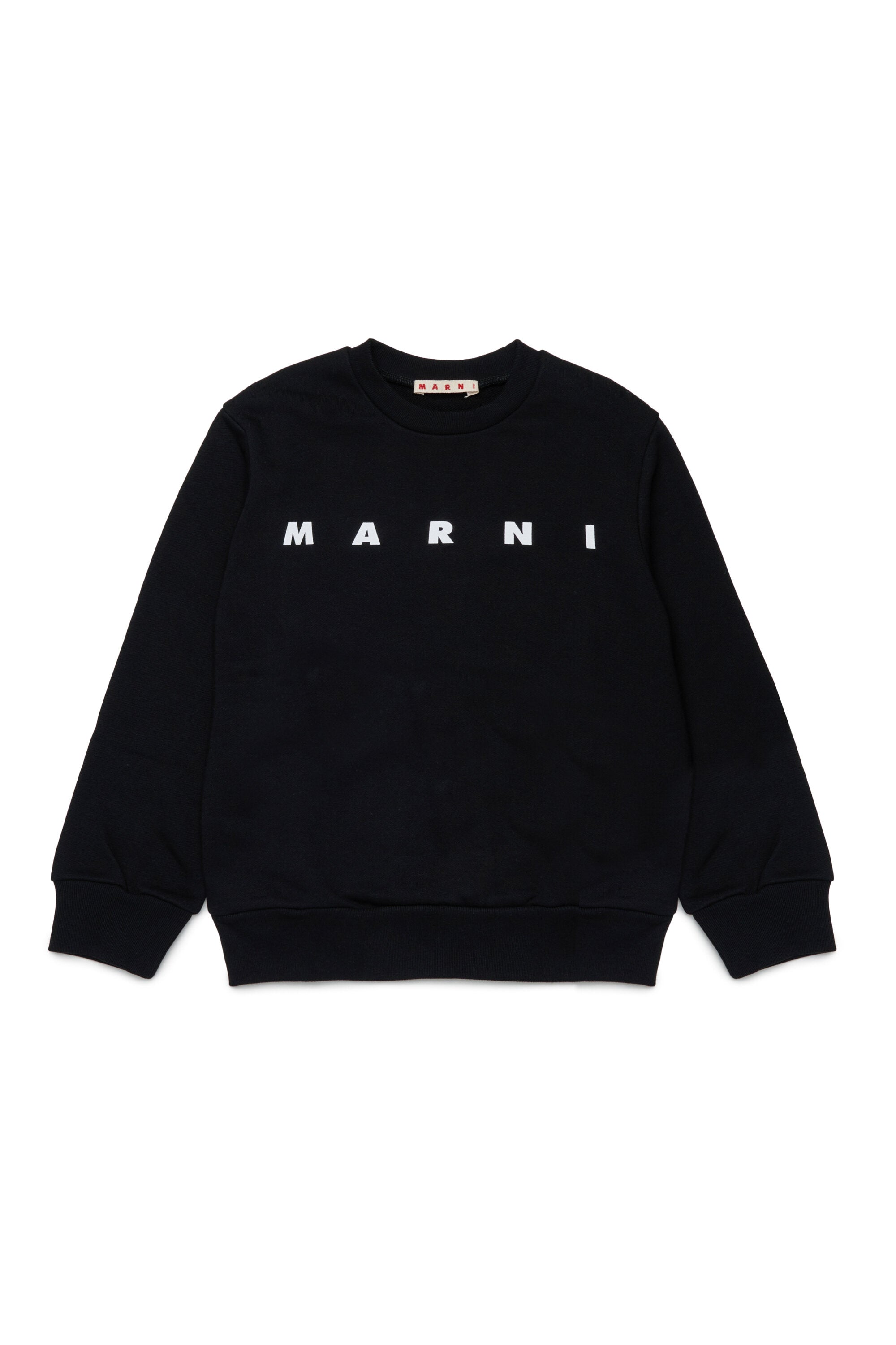 Sudadera de cuello redondo con logo Marni