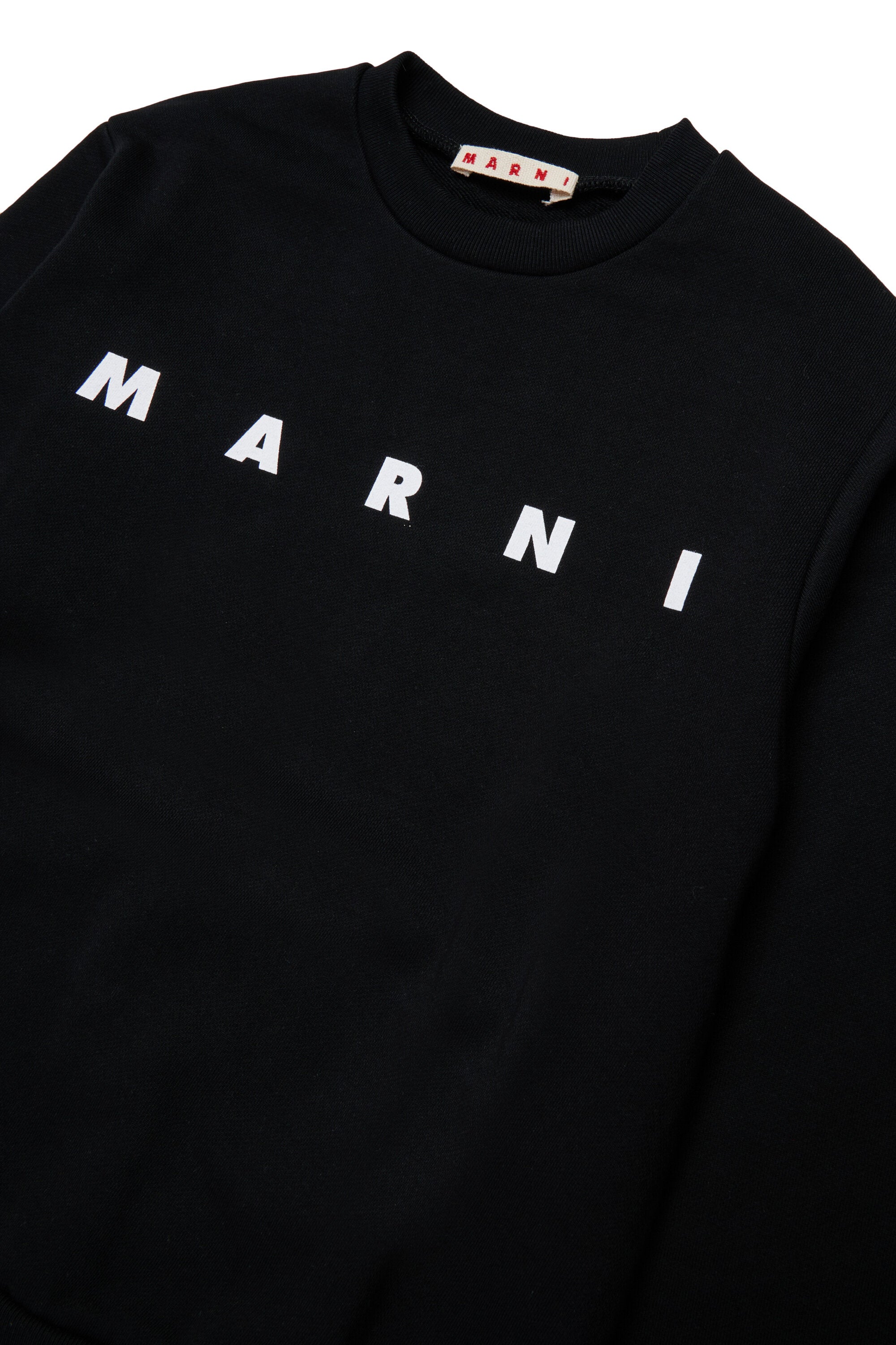 Sudadera de cuello redondo con logo Marni