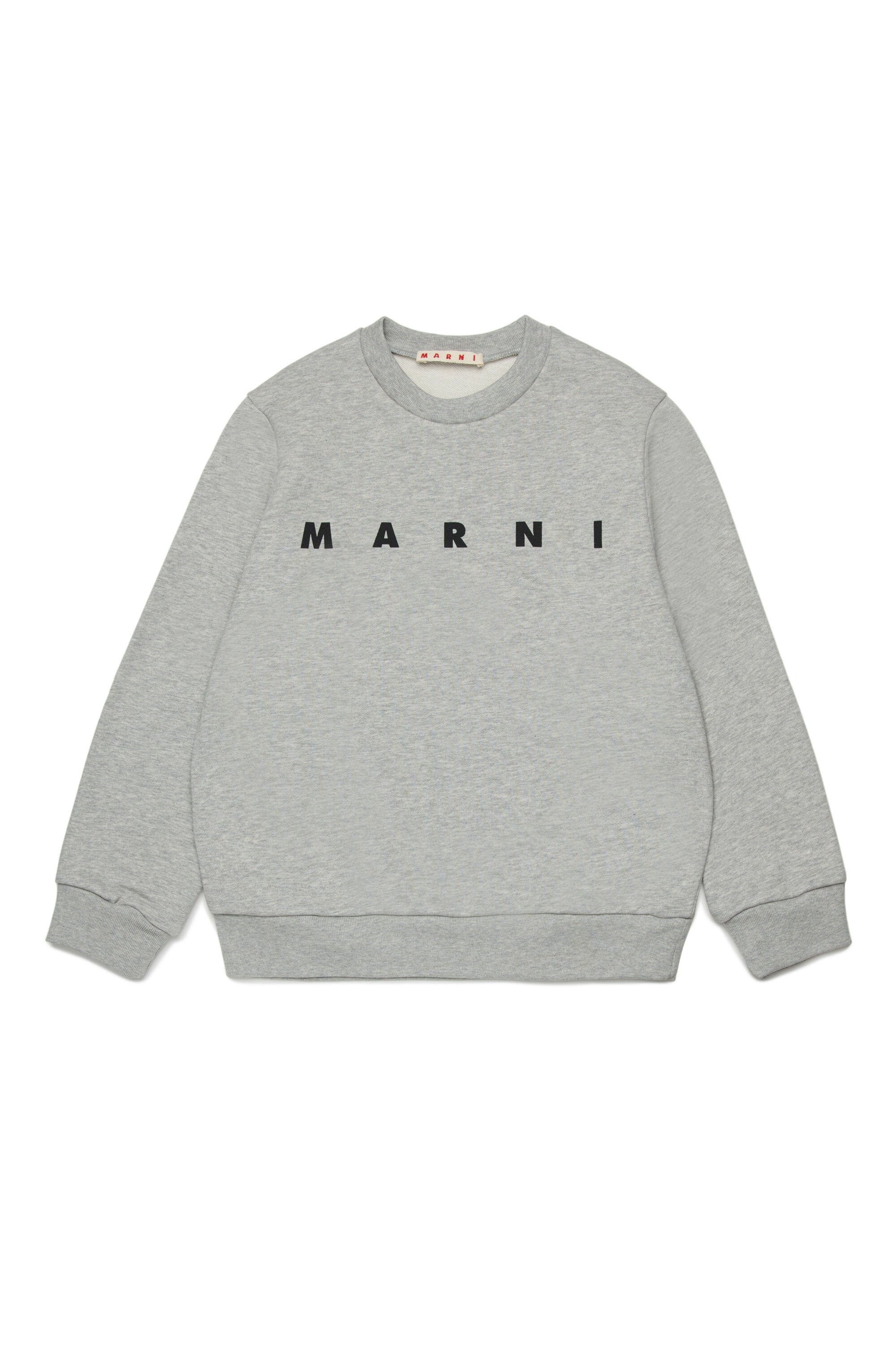 Sudadera de cuello redondo con logo Marni