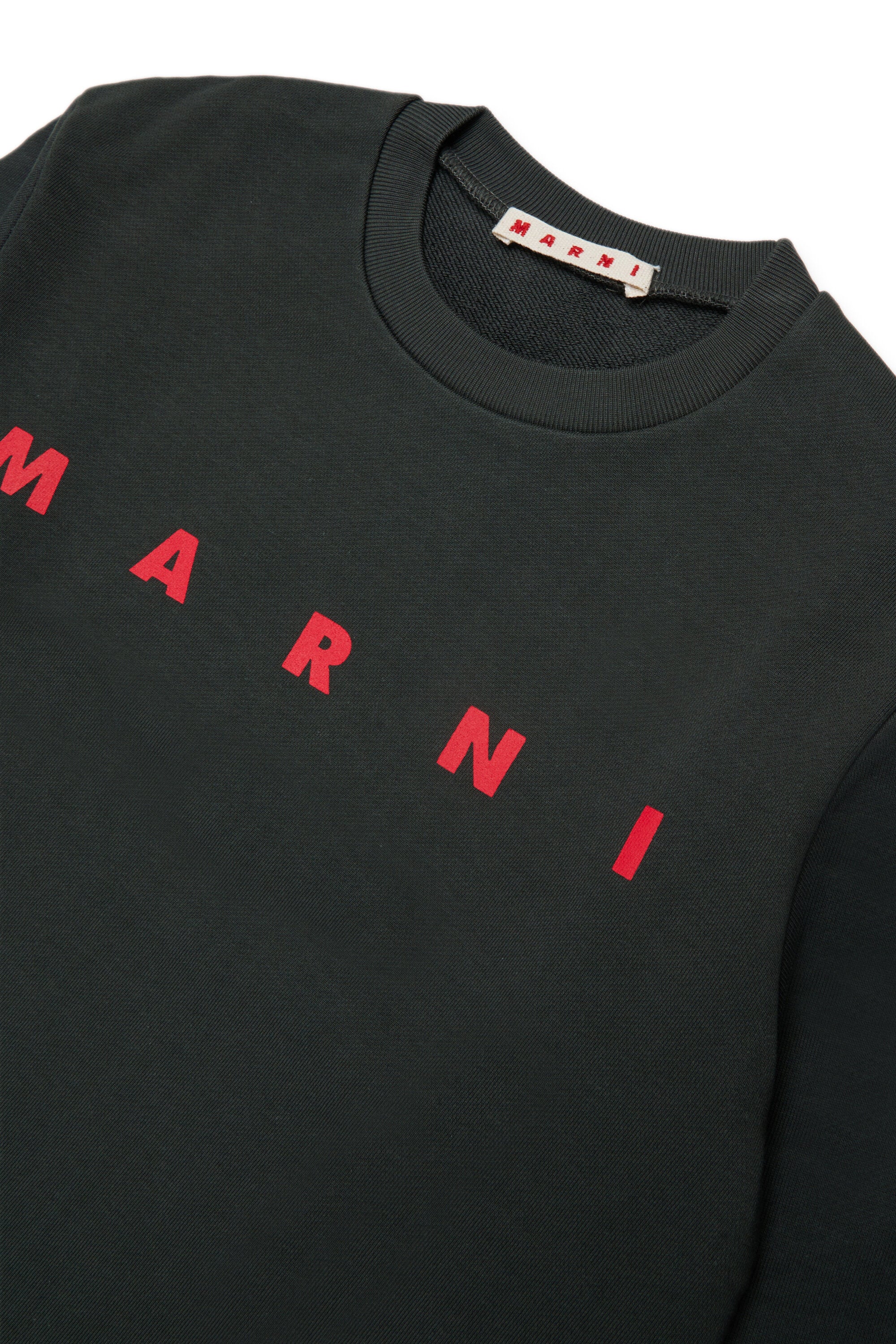 Sudadera de cuello redondo con logo Marni