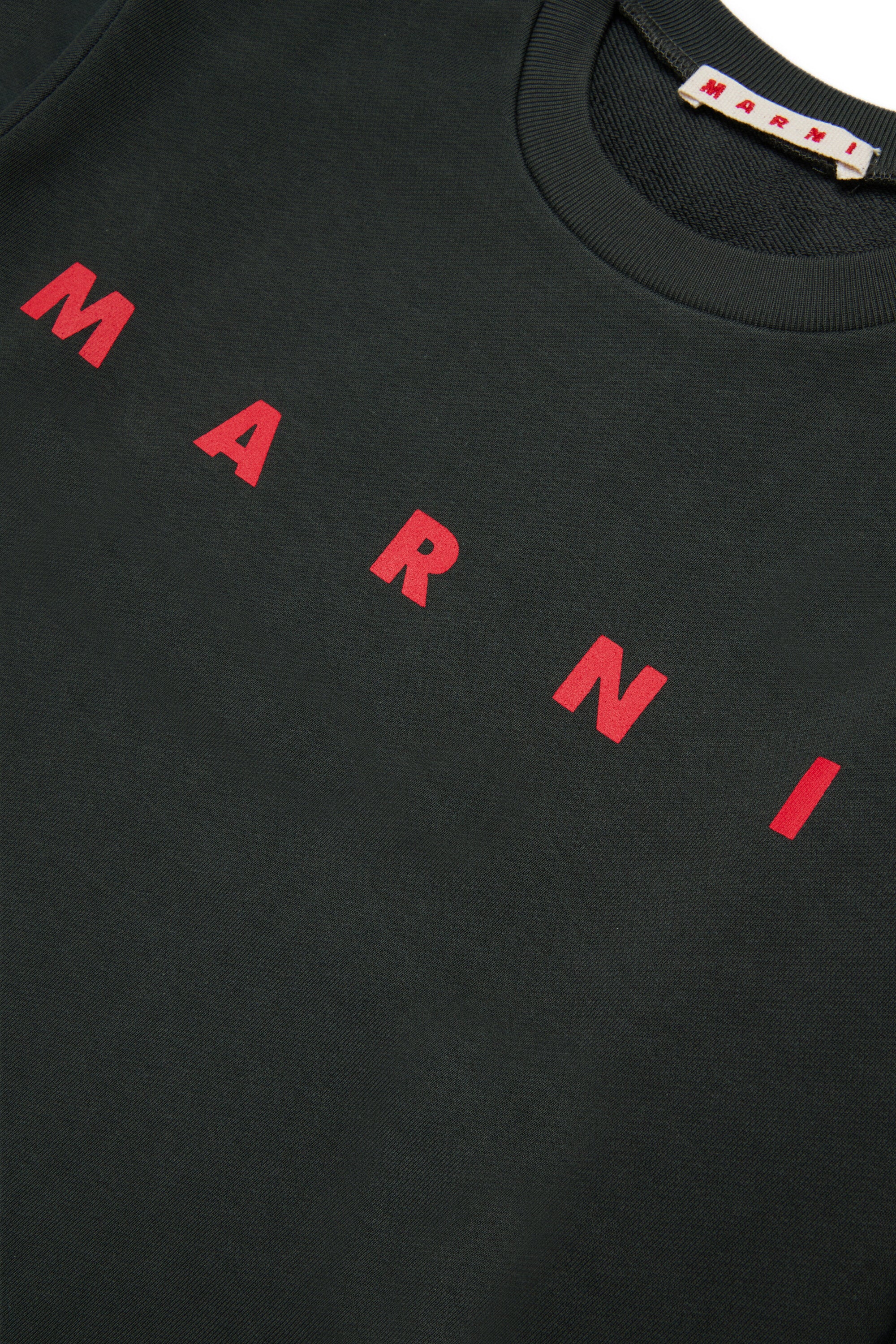 Sudadera de cuello redondo con logo Marni