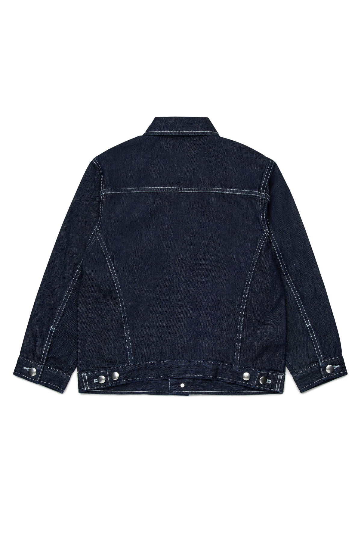 Chaqueta vaquera con logo estampado