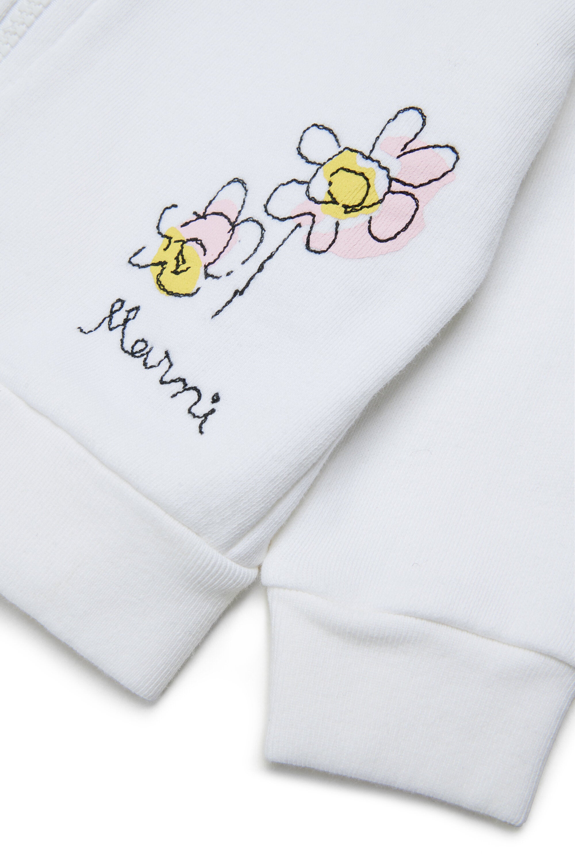 Sudadera con cremallera completa y logo