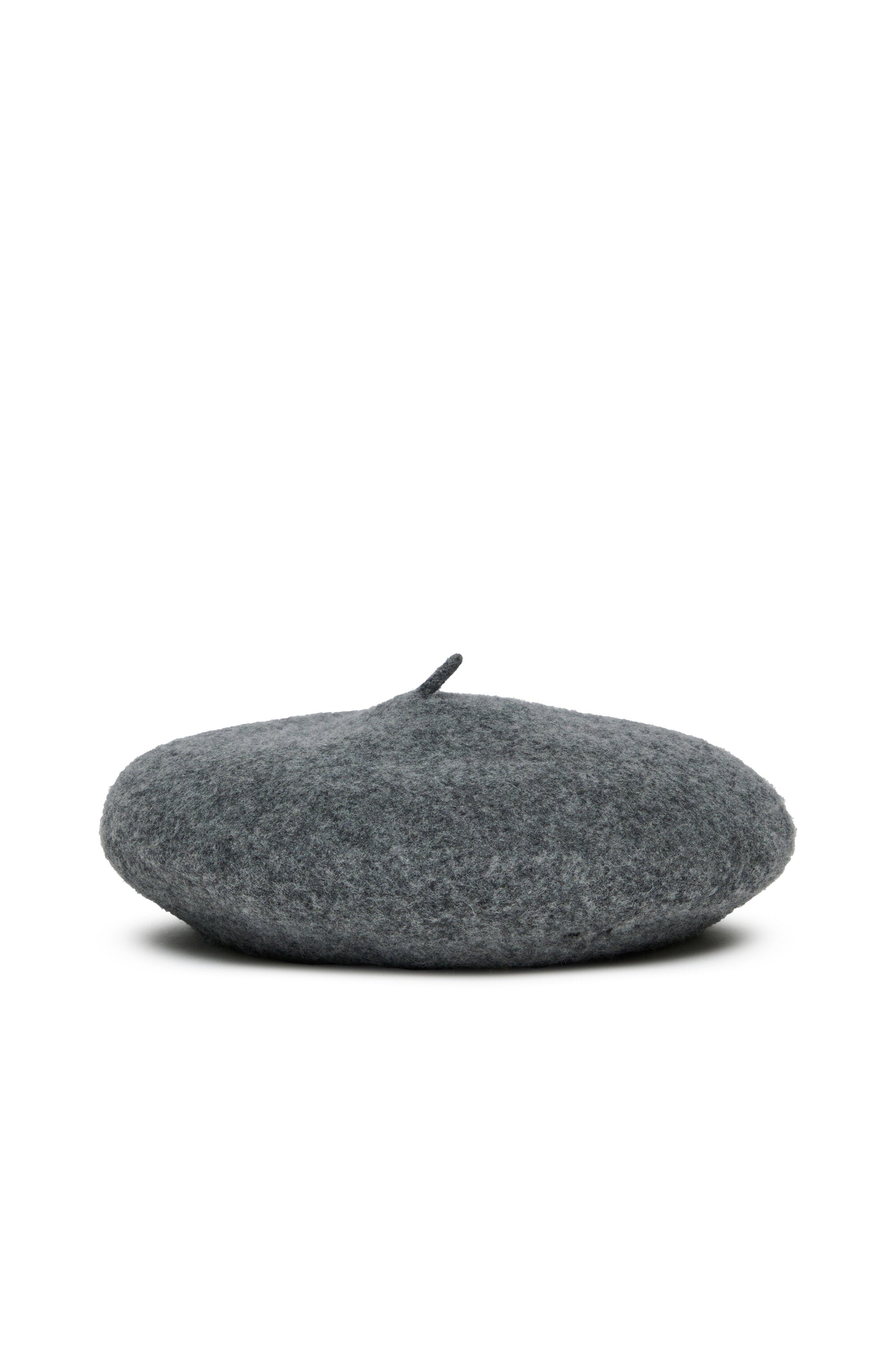 Wool-blend beret with logo