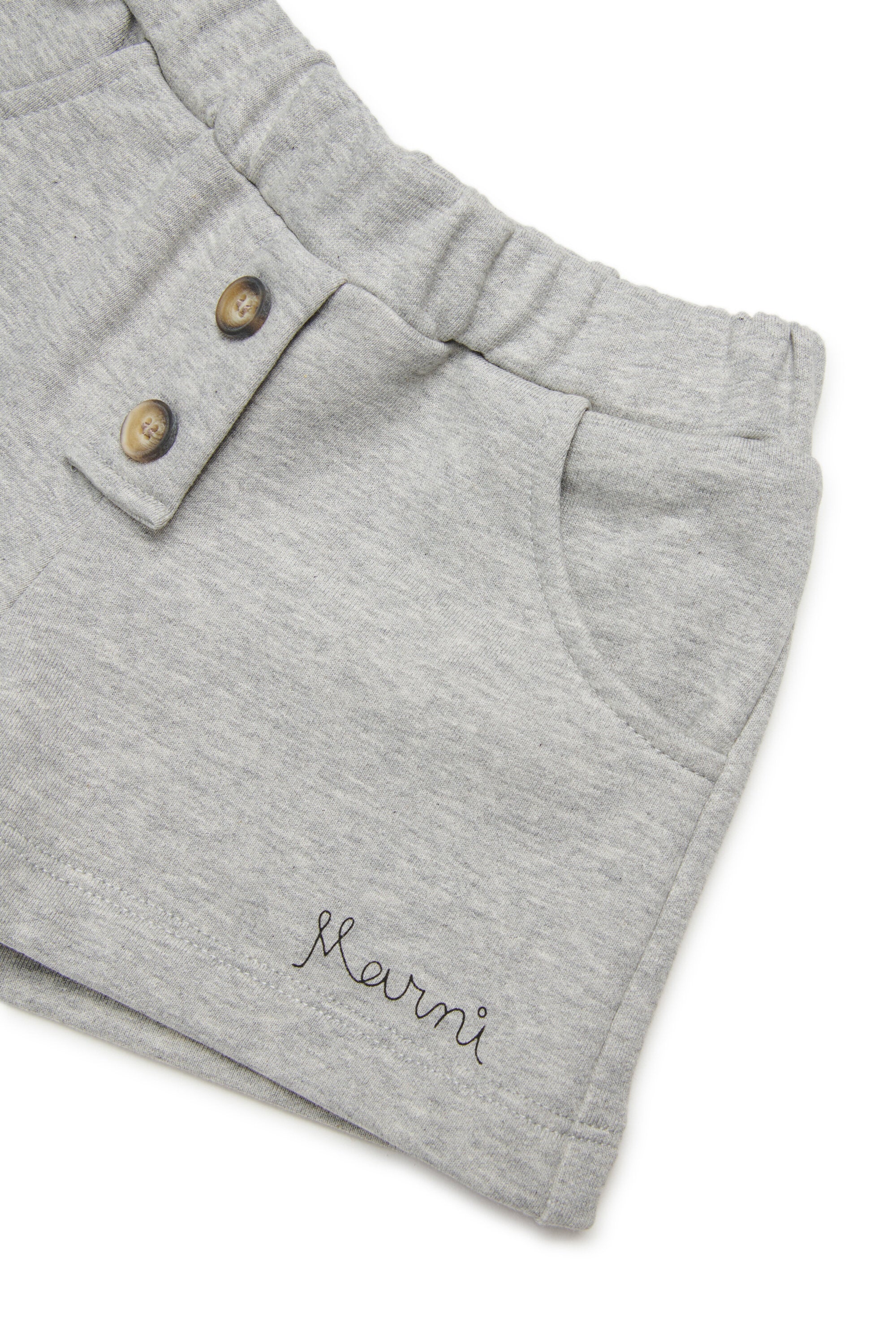 Shorts de felpa con logo