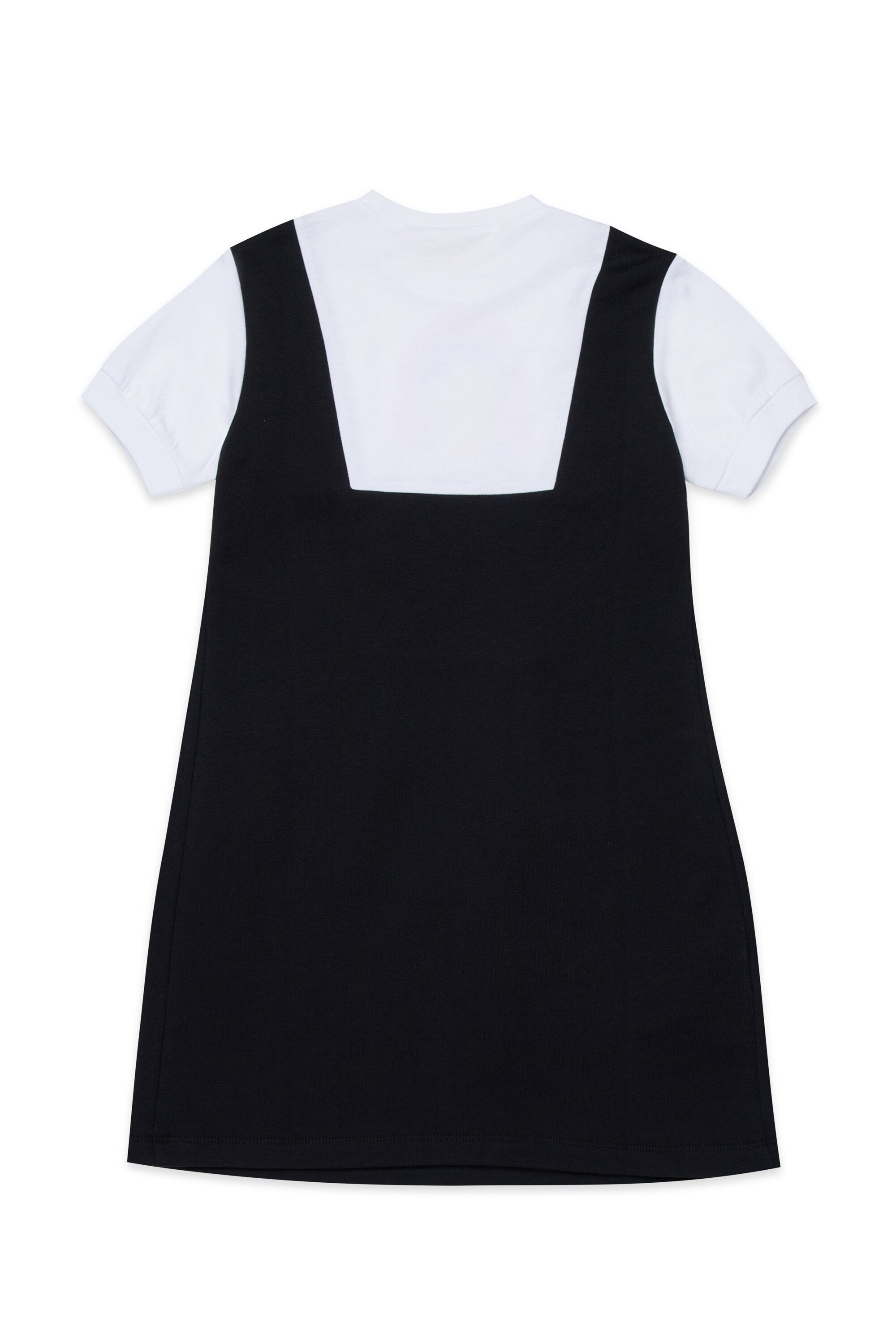 Vestido corto con estampado gráfico