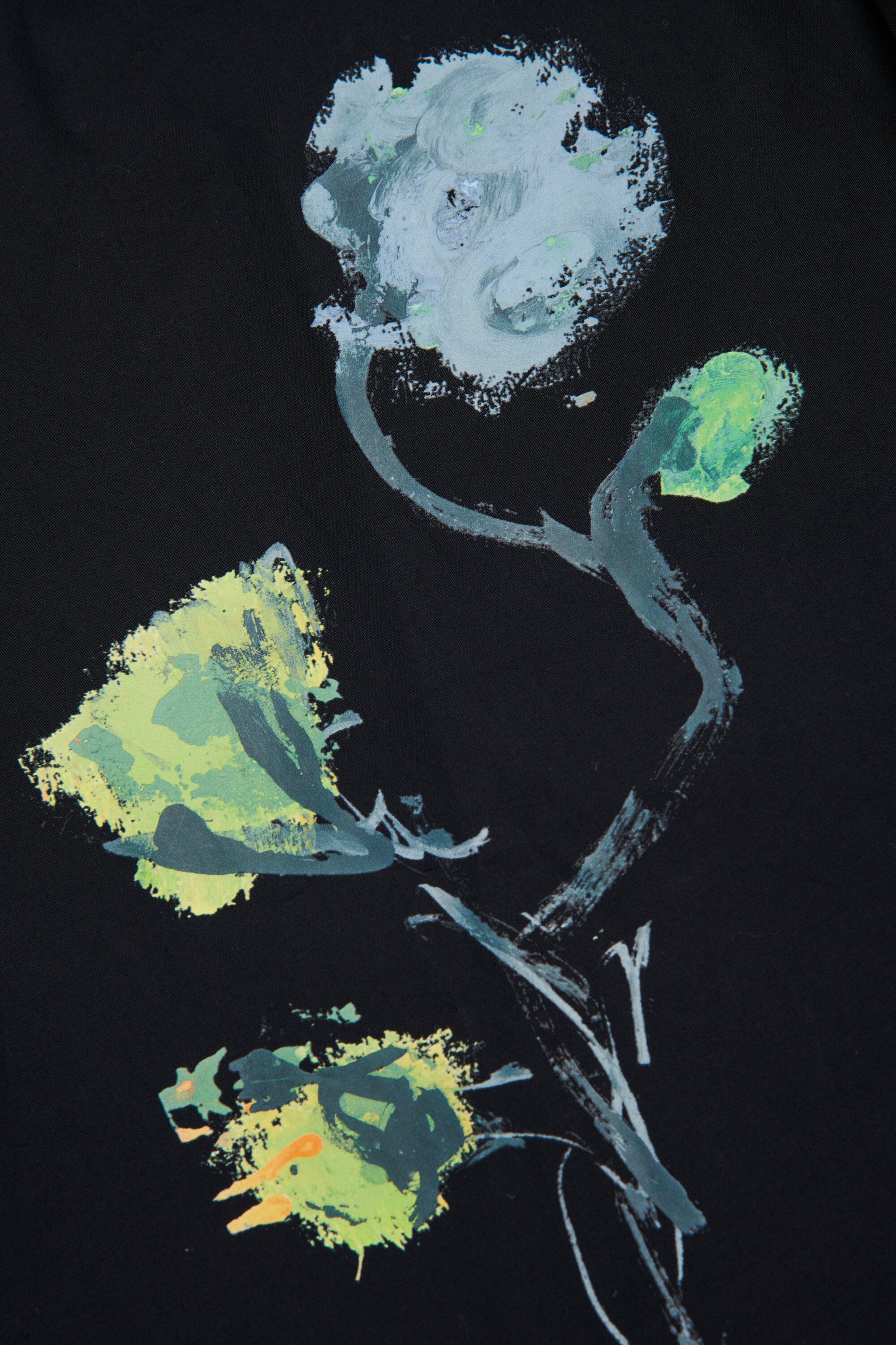 Vestido corto con estampado floral