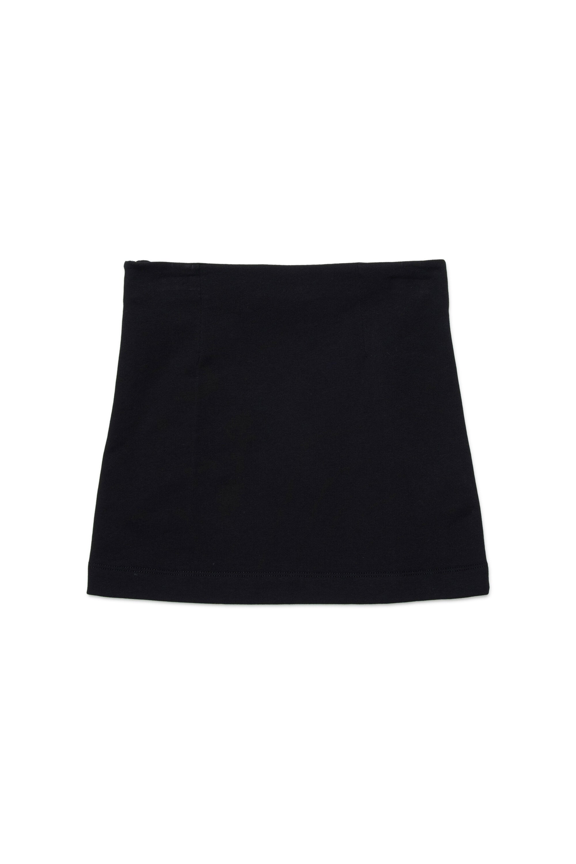 Mini skirt with pleated details