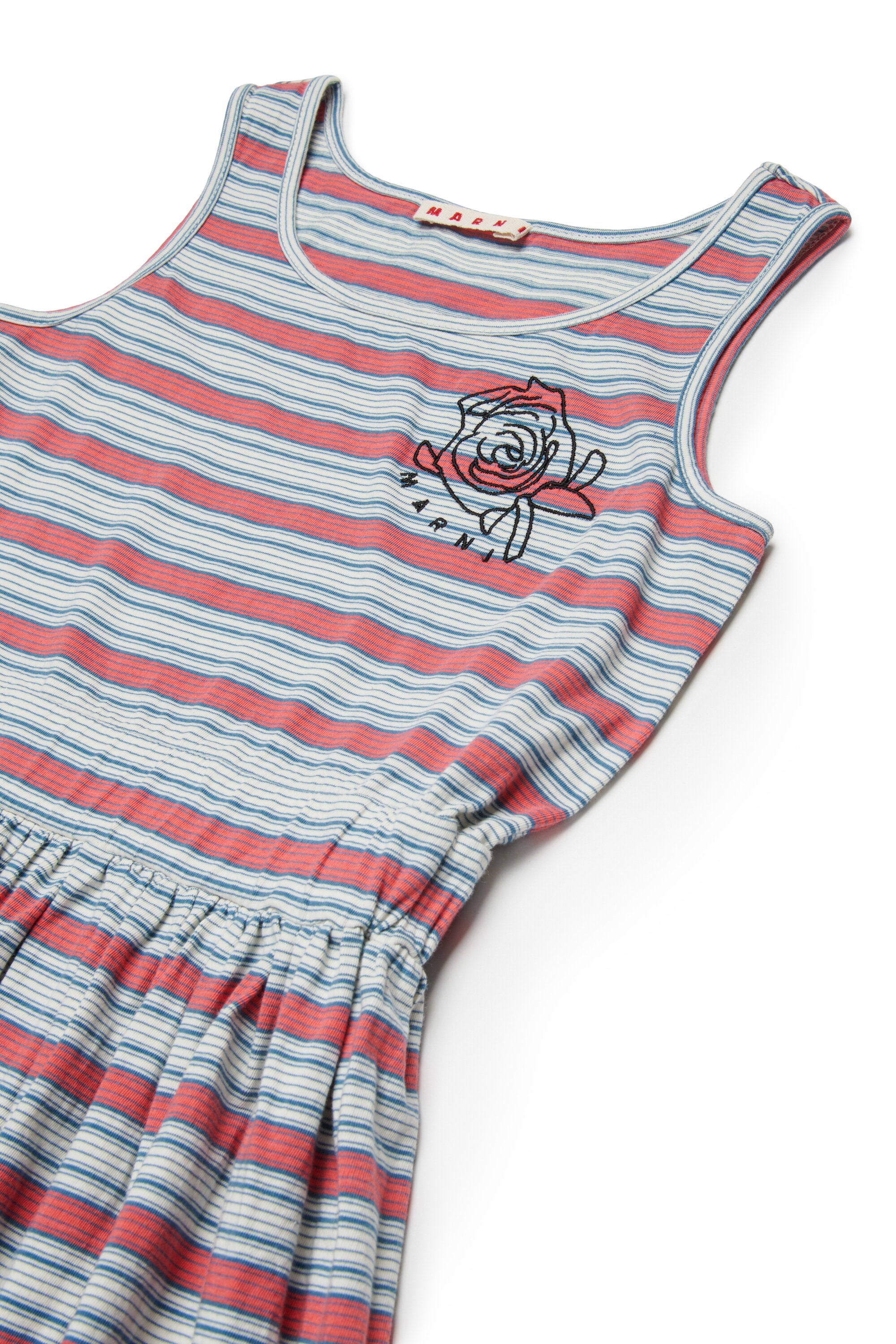 Vestido sin mangas con logo