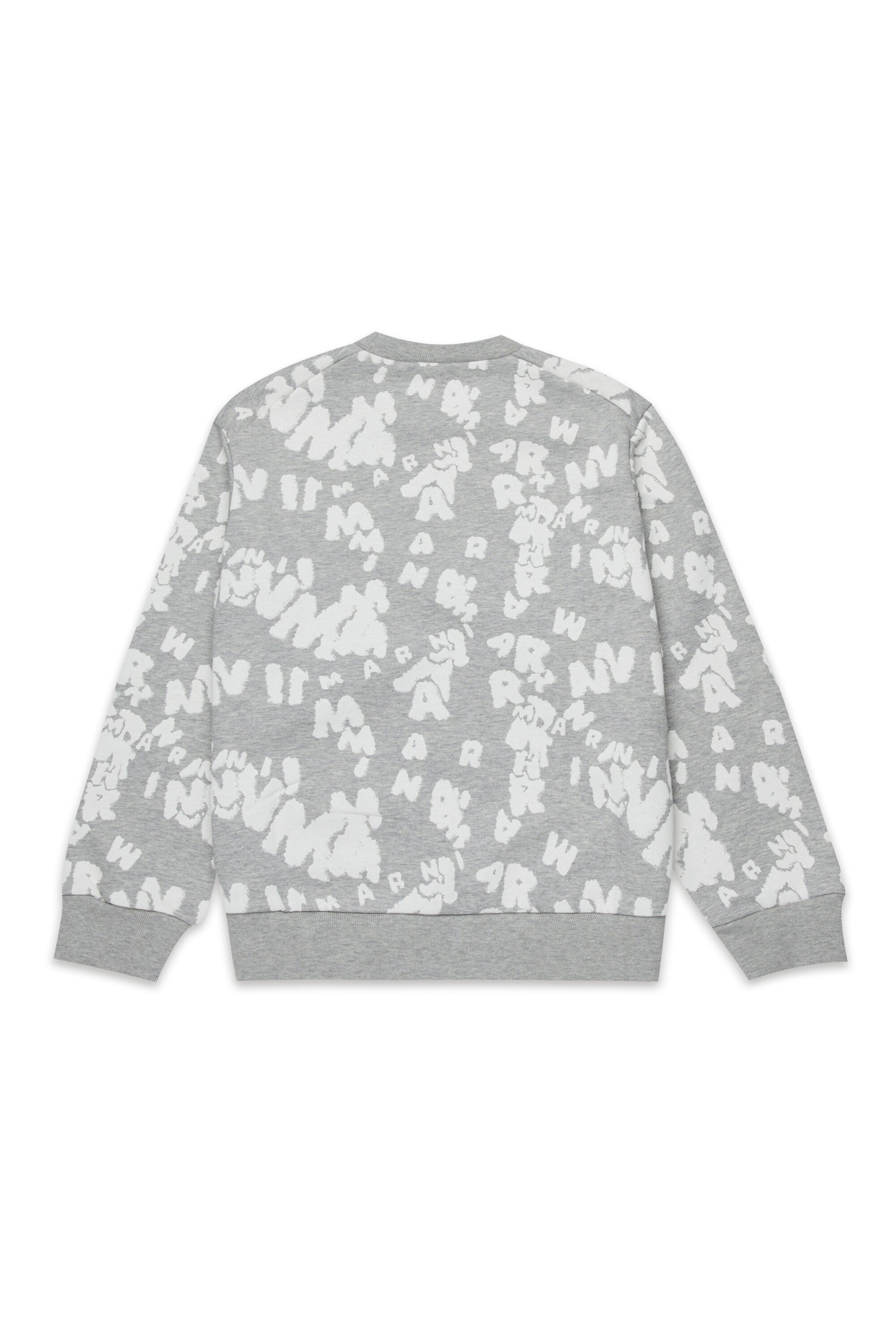Sudadera de cuello redondo con logotipo allover
