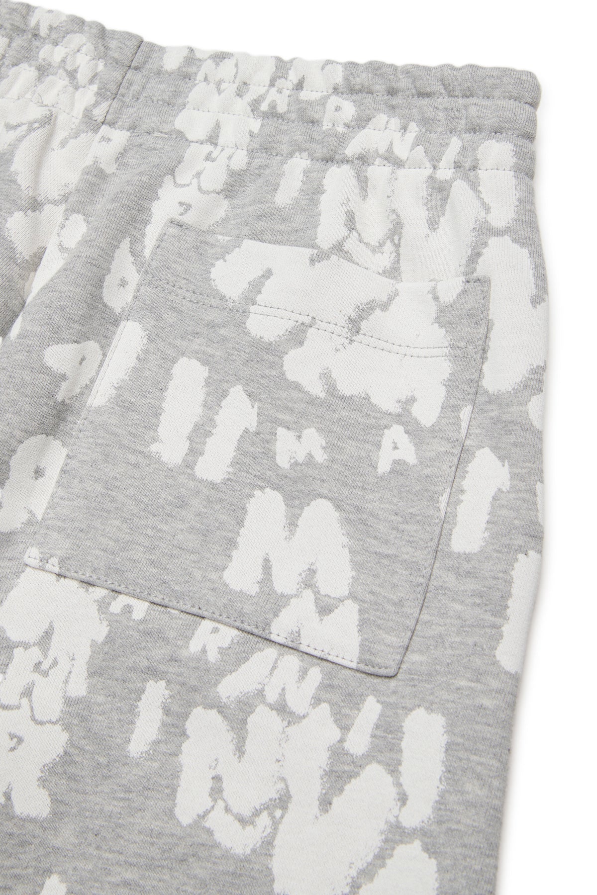 Pantalones de felpa con logo allover