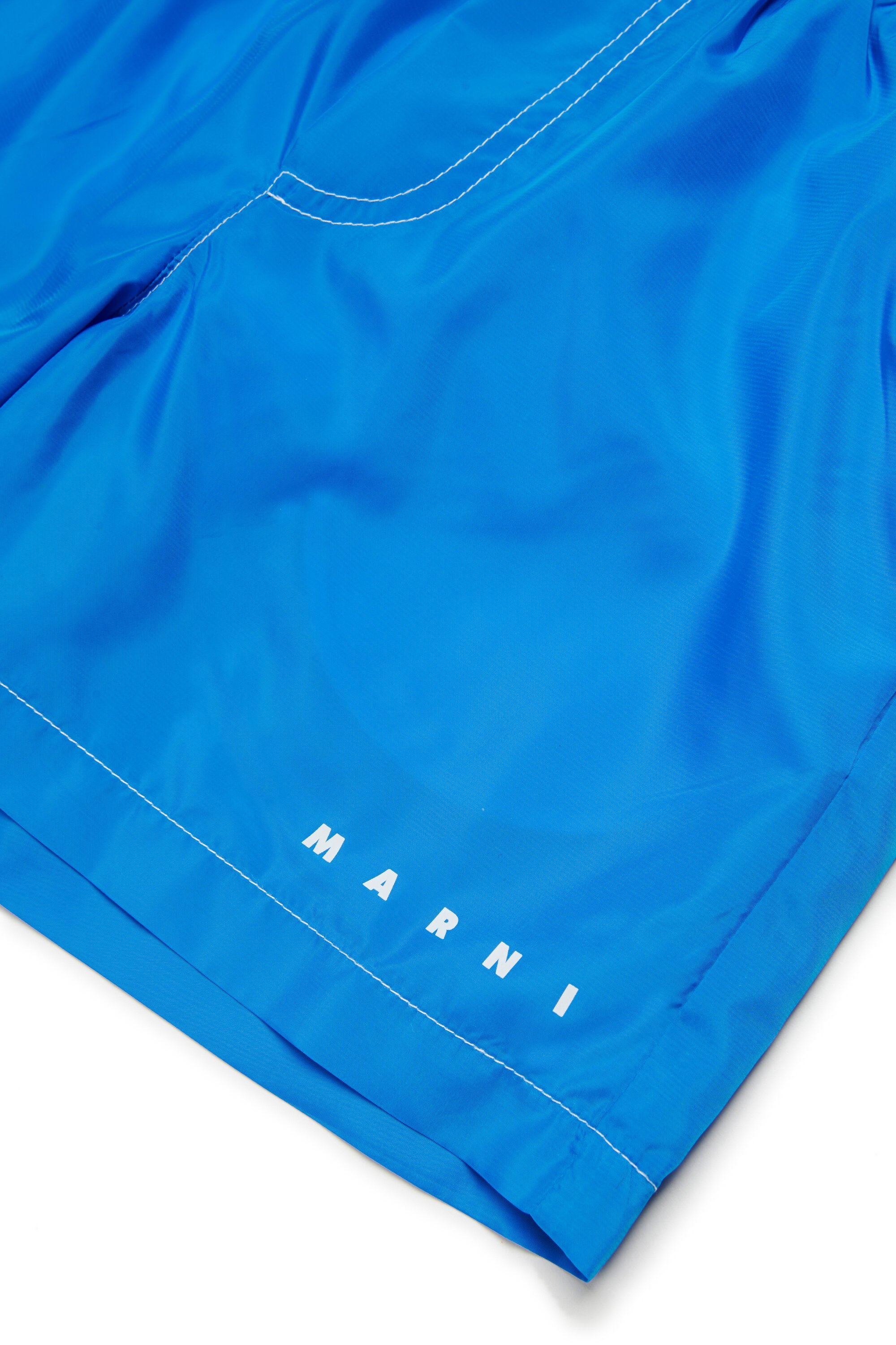 Bañador tipo bóxer con logo