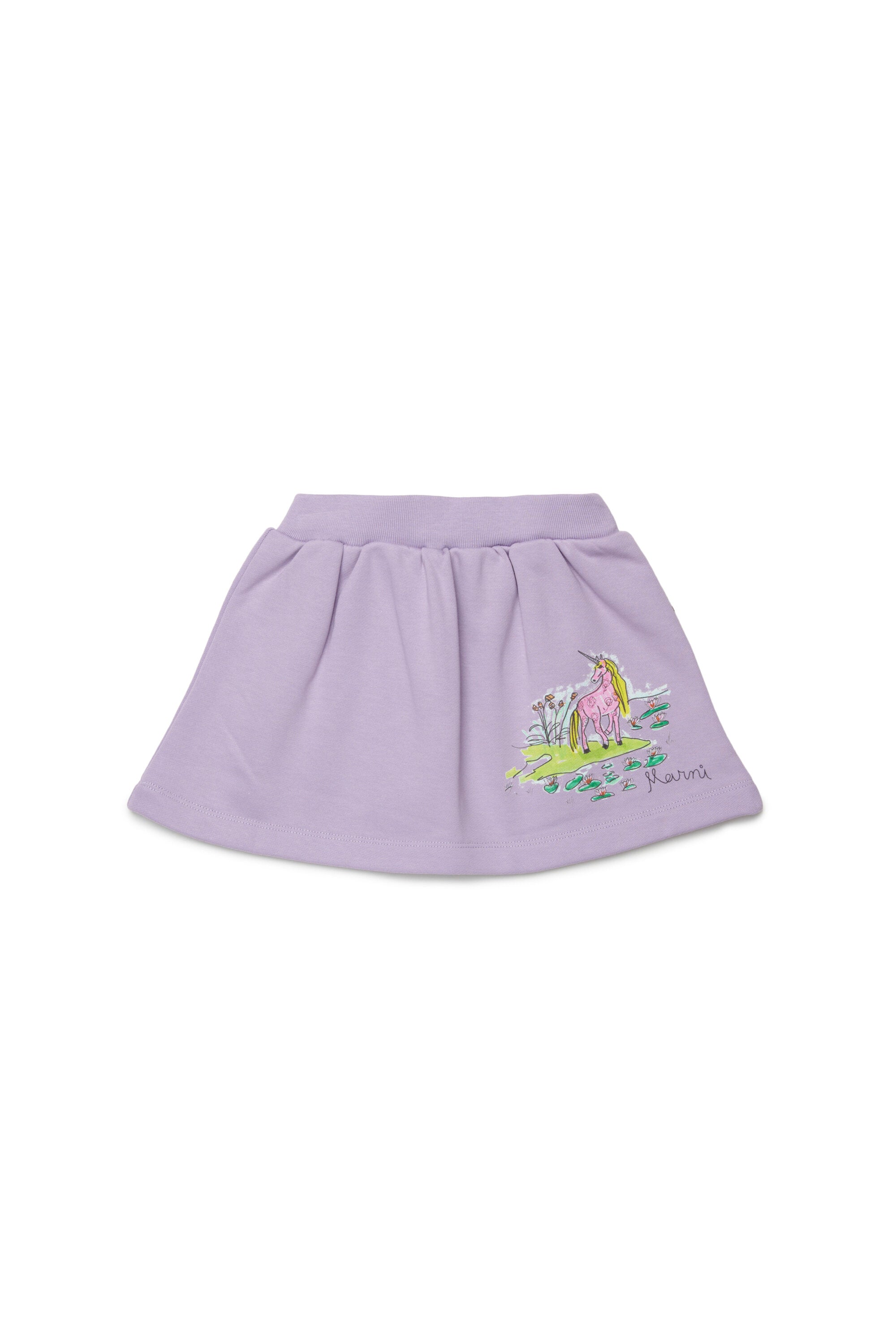 Unicorn print skirt