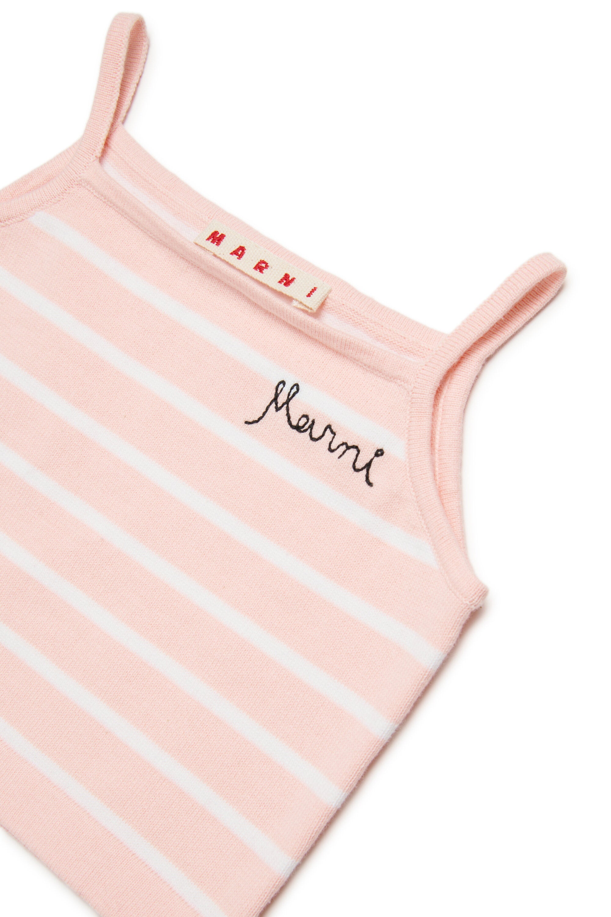 Ribbed top with logo