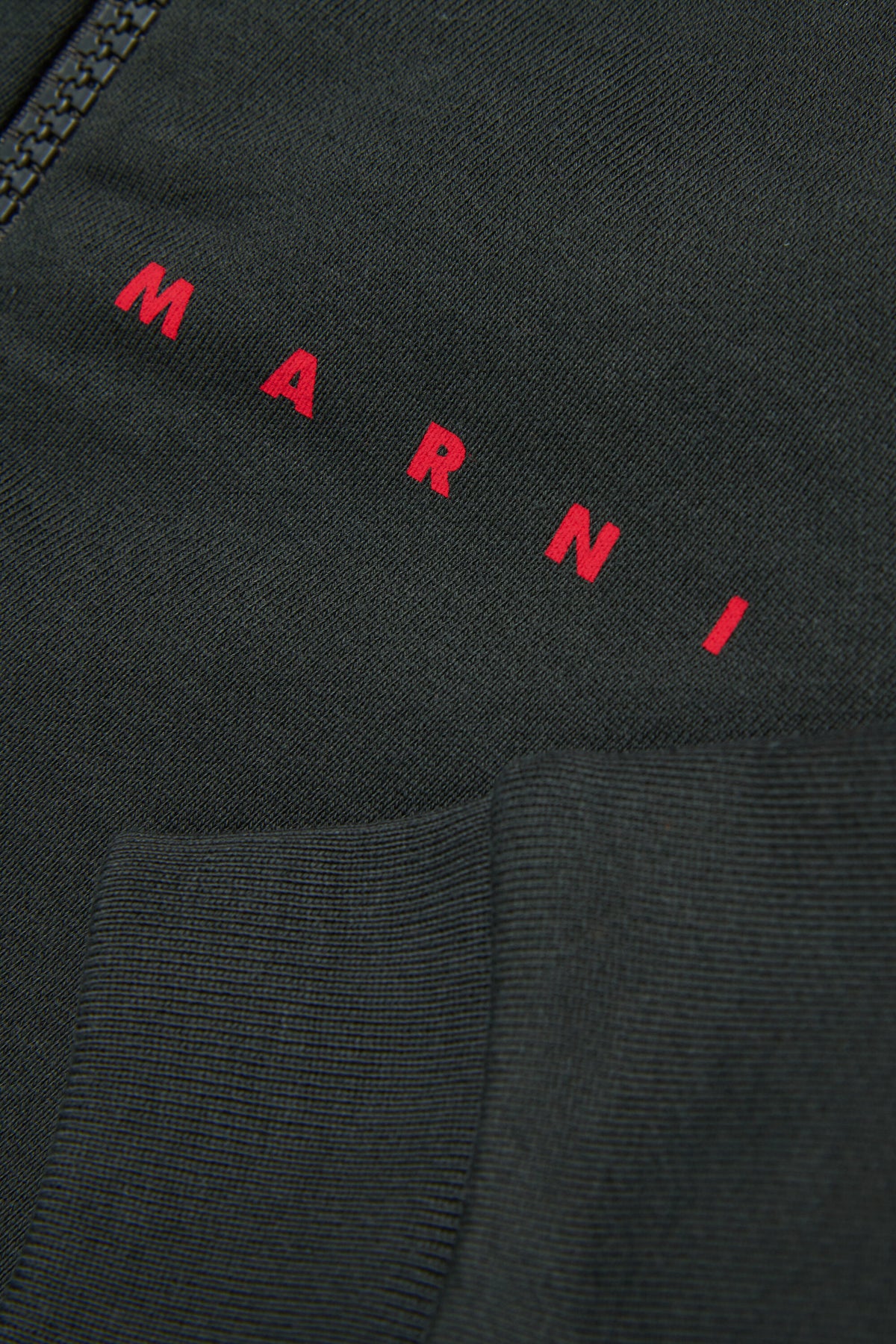 Sudadera con cremallera completa y logo