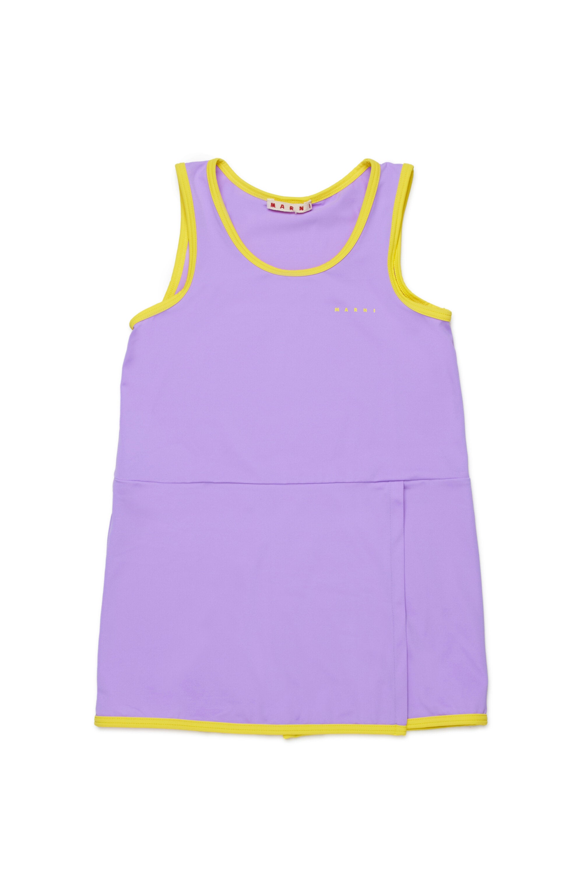 Vestido playero con logo