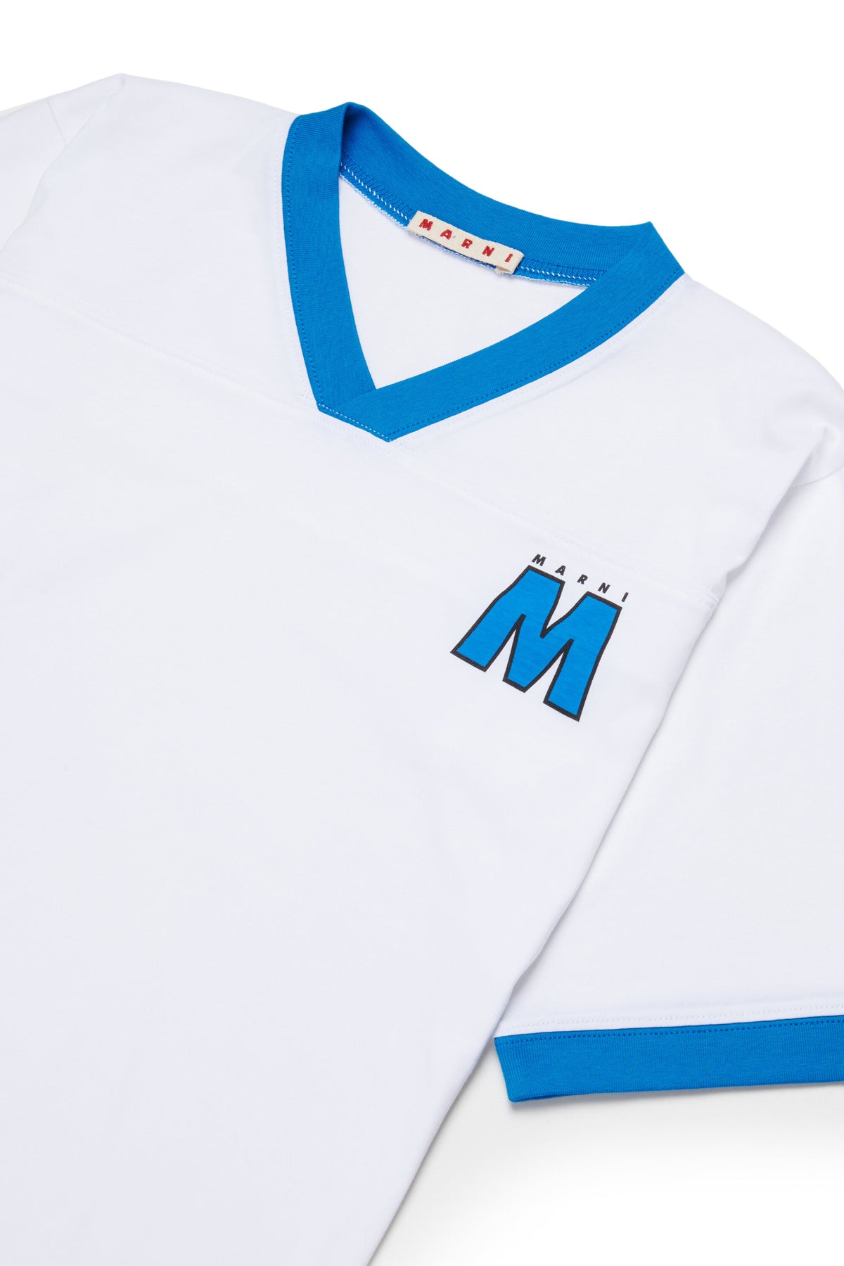 Camiseta escote en V con logo