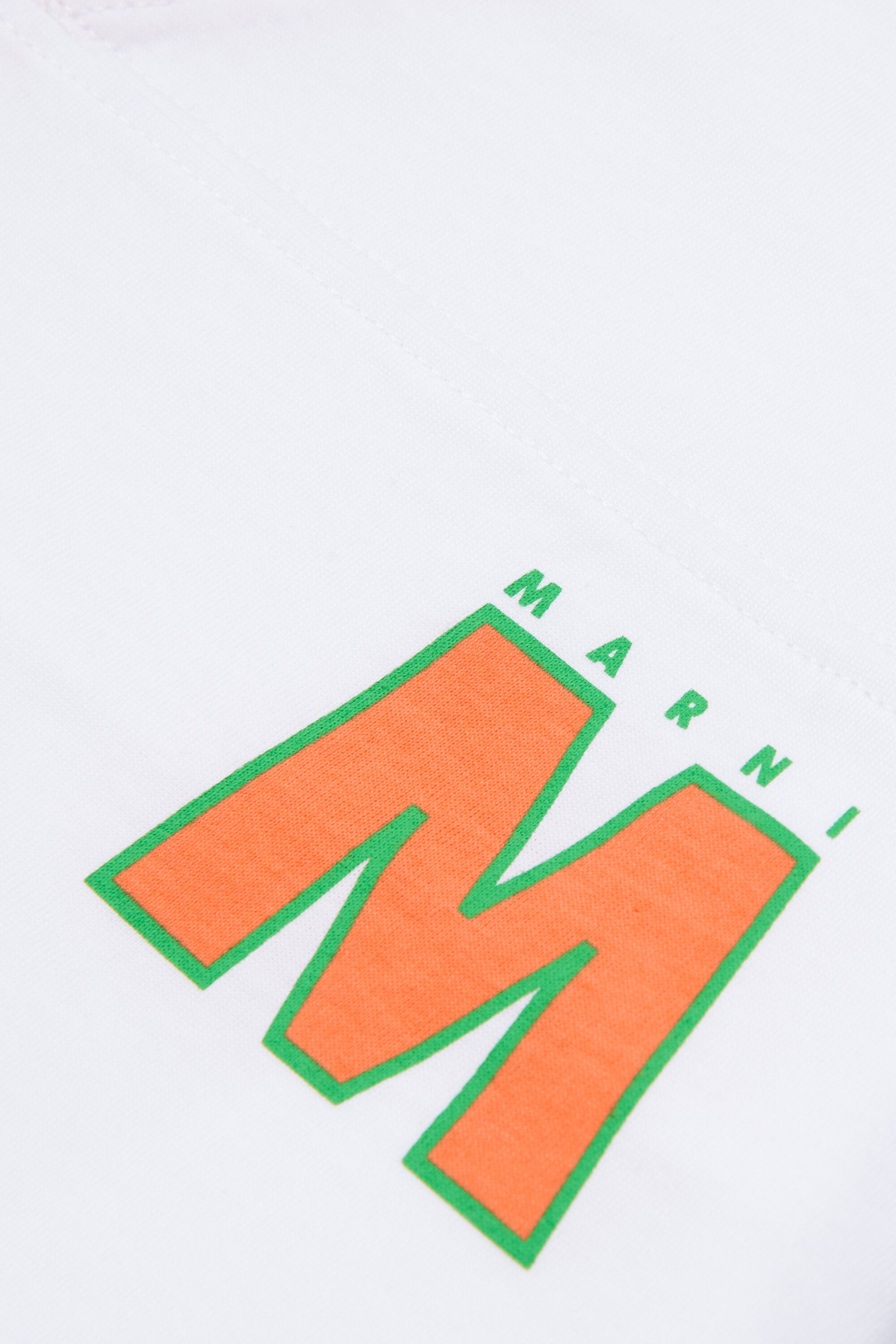 Camiseta escote en V con logo