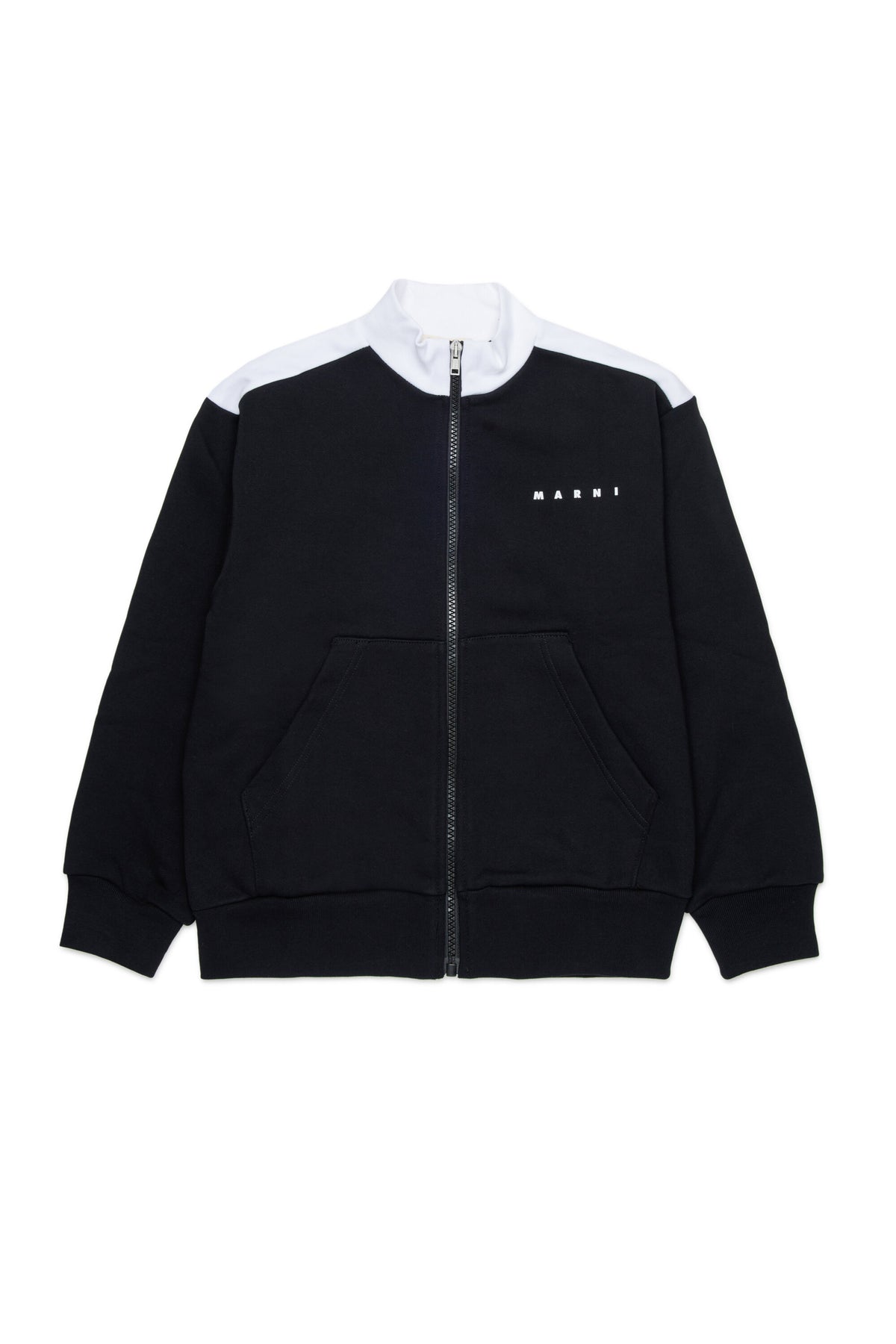 Full-zip sweatshirt with logo