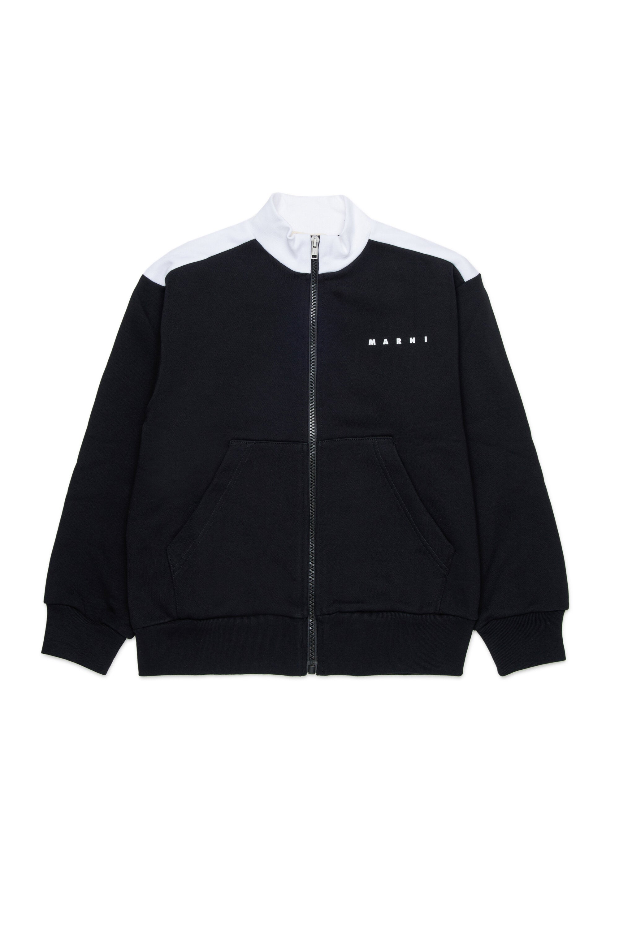 Full-zip sweatshirt with logo