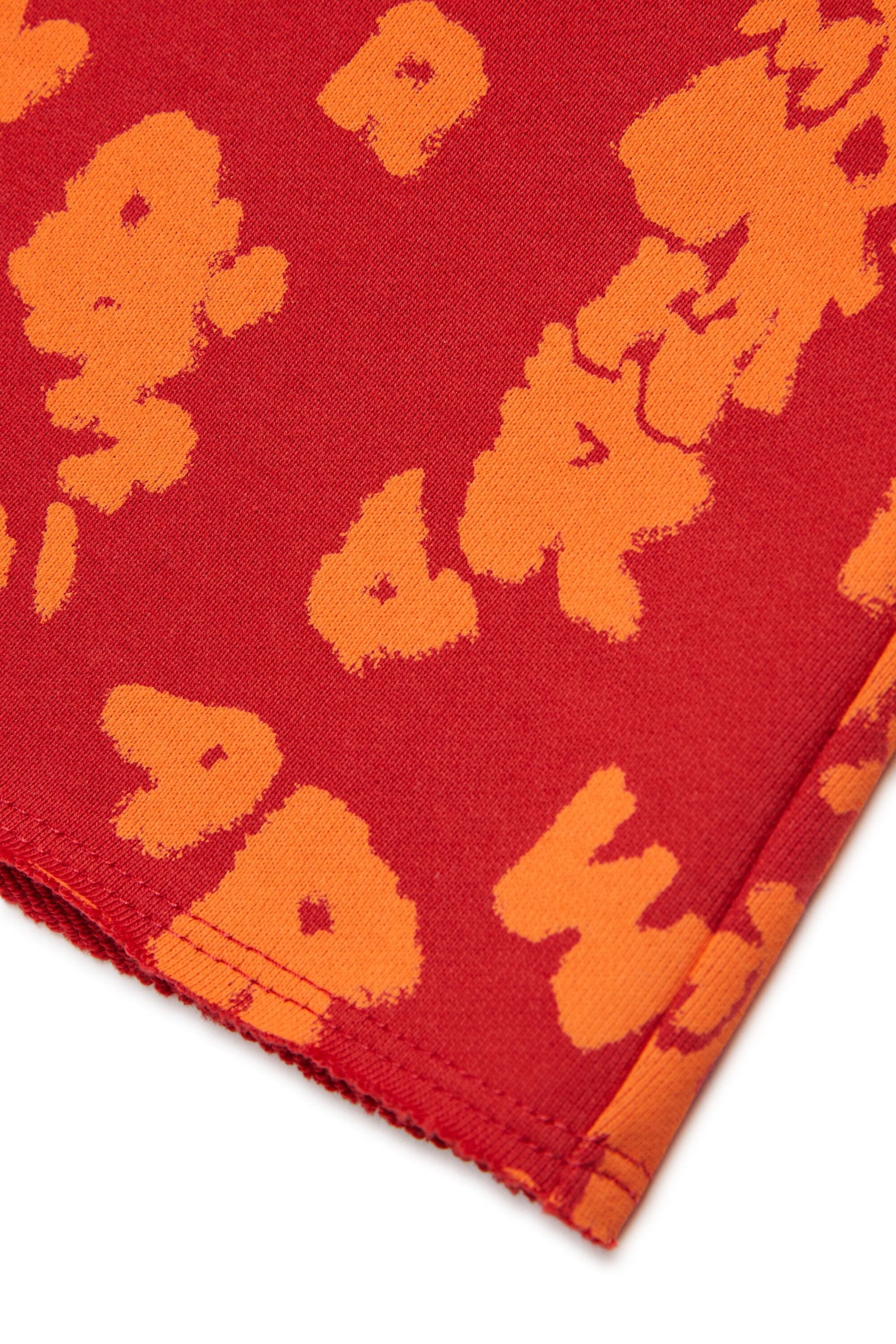 Pantalones cortos de felpa con logo allover