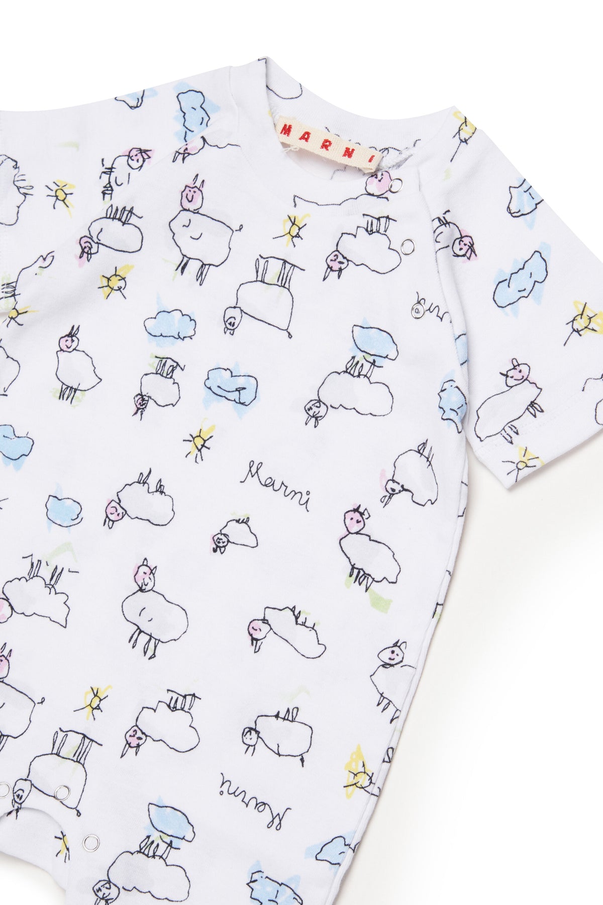Conjunto para recién nacido con estampado de ovejitas