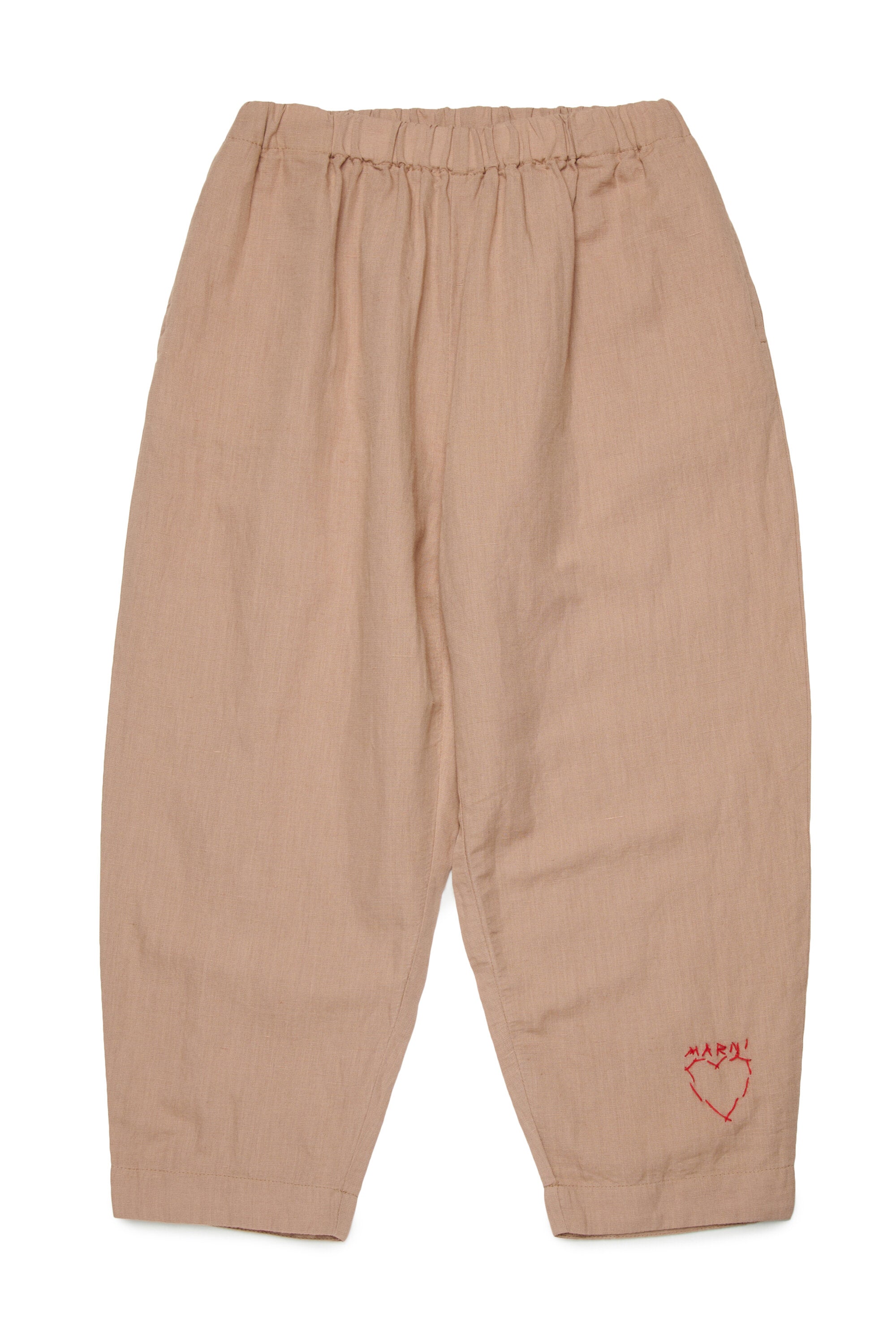 Pantalones con logo bordado