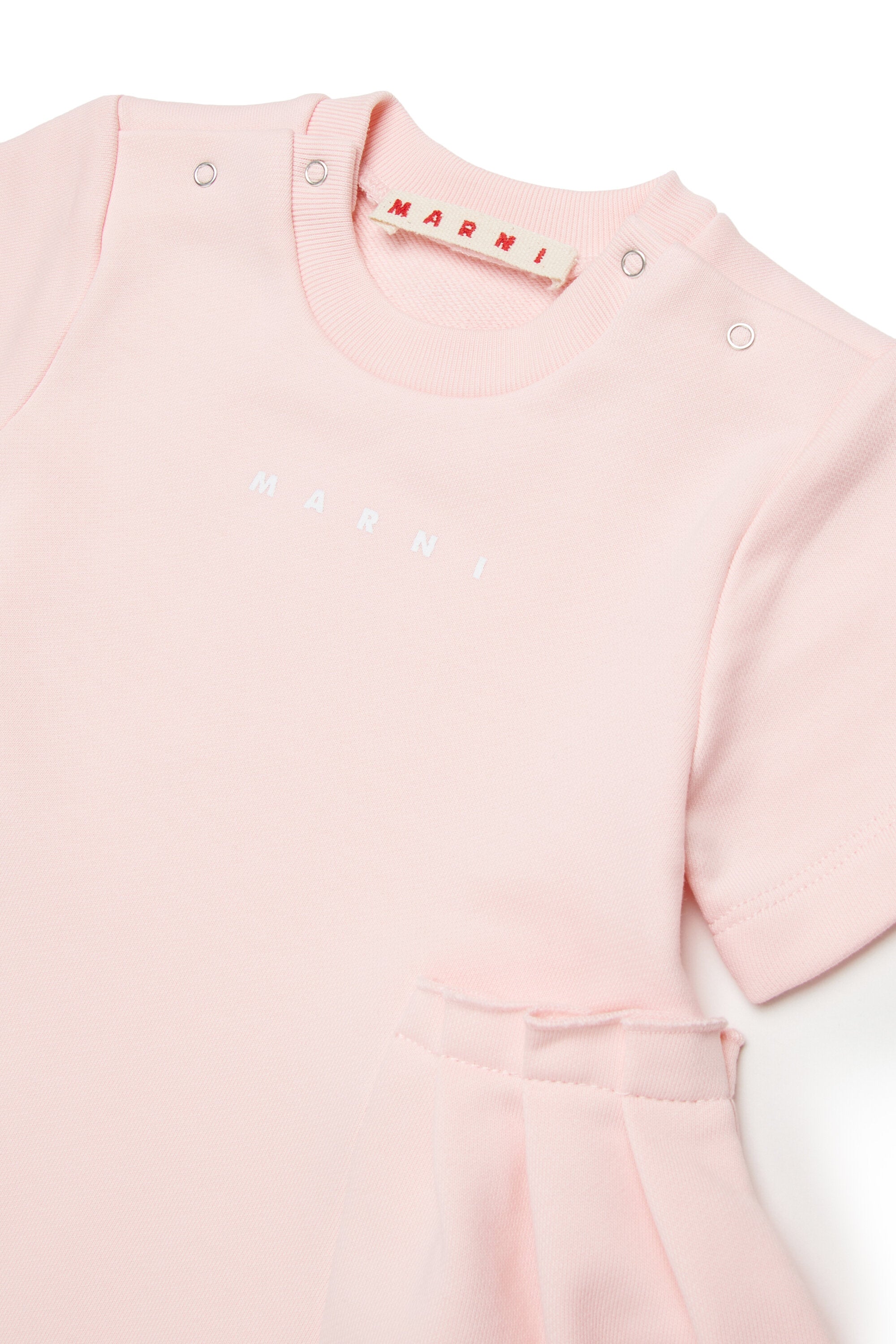 Vestido corto con logo