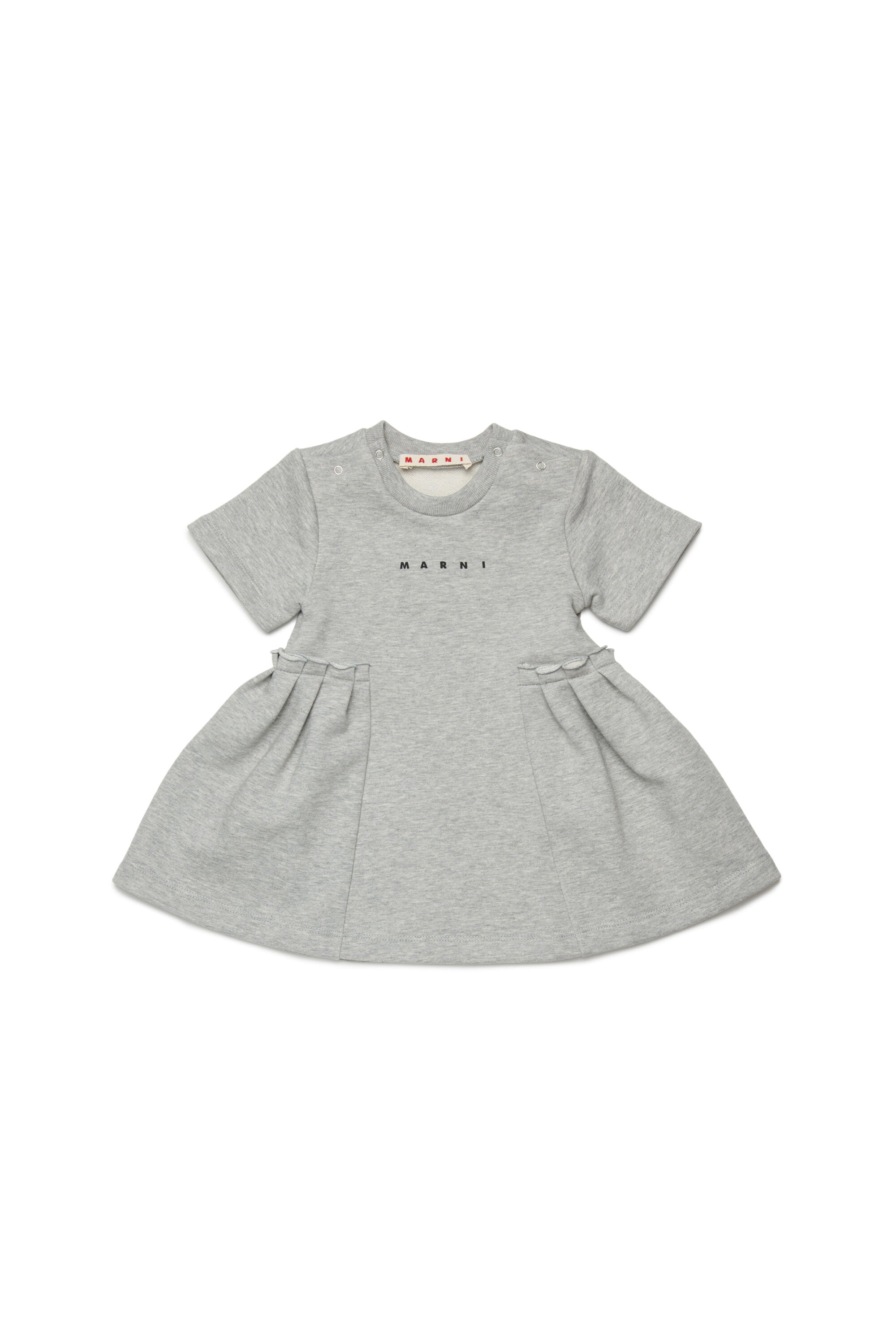 Vestido corto con logo