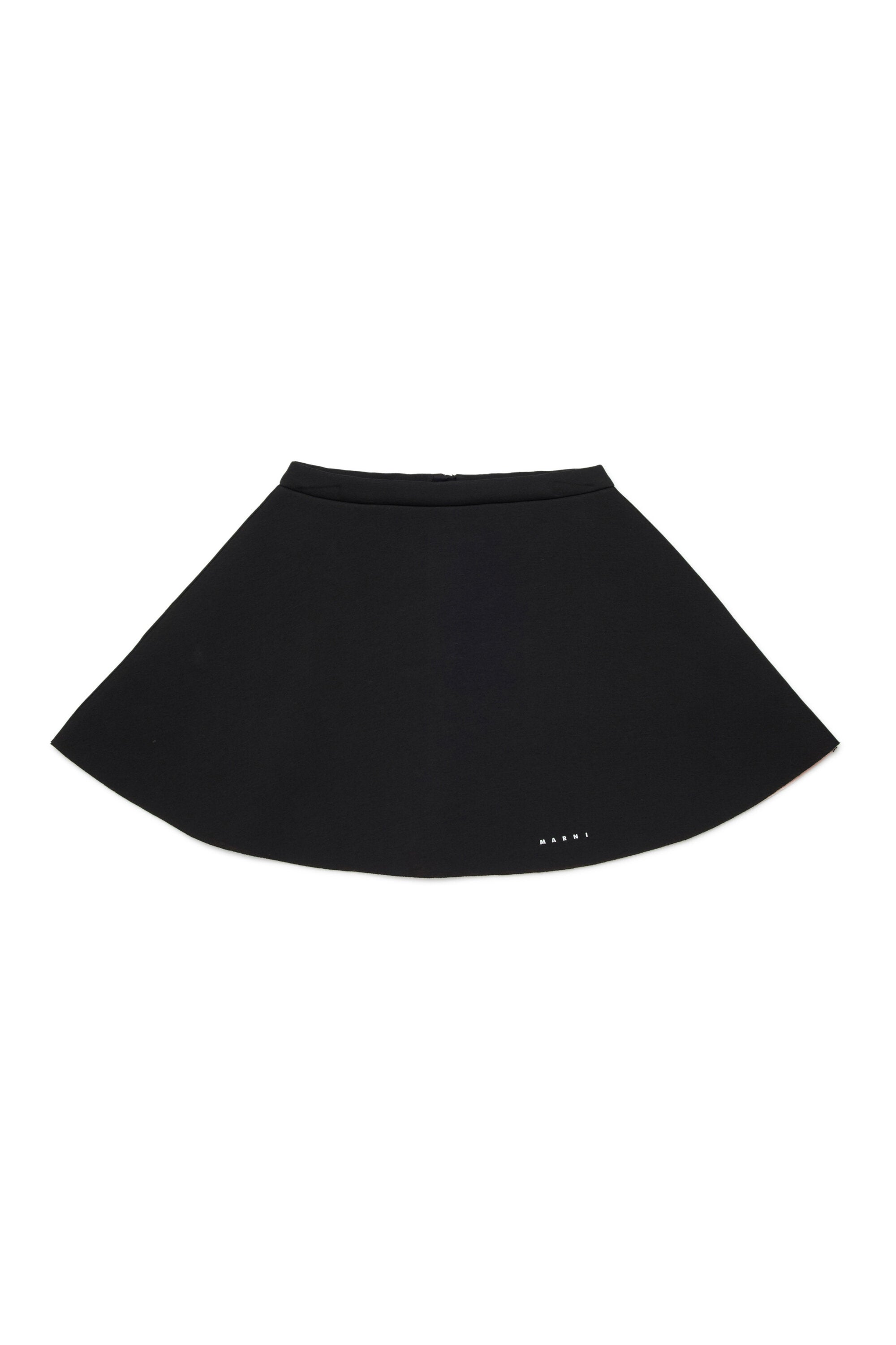 Mini skirt with logo