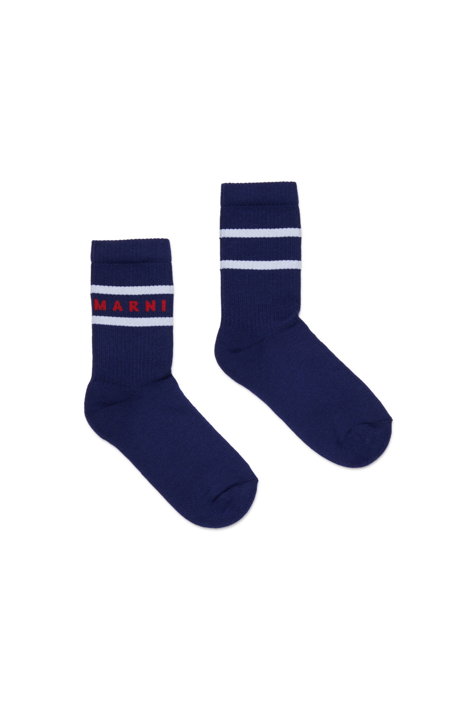 Calcetines con logo y rayas