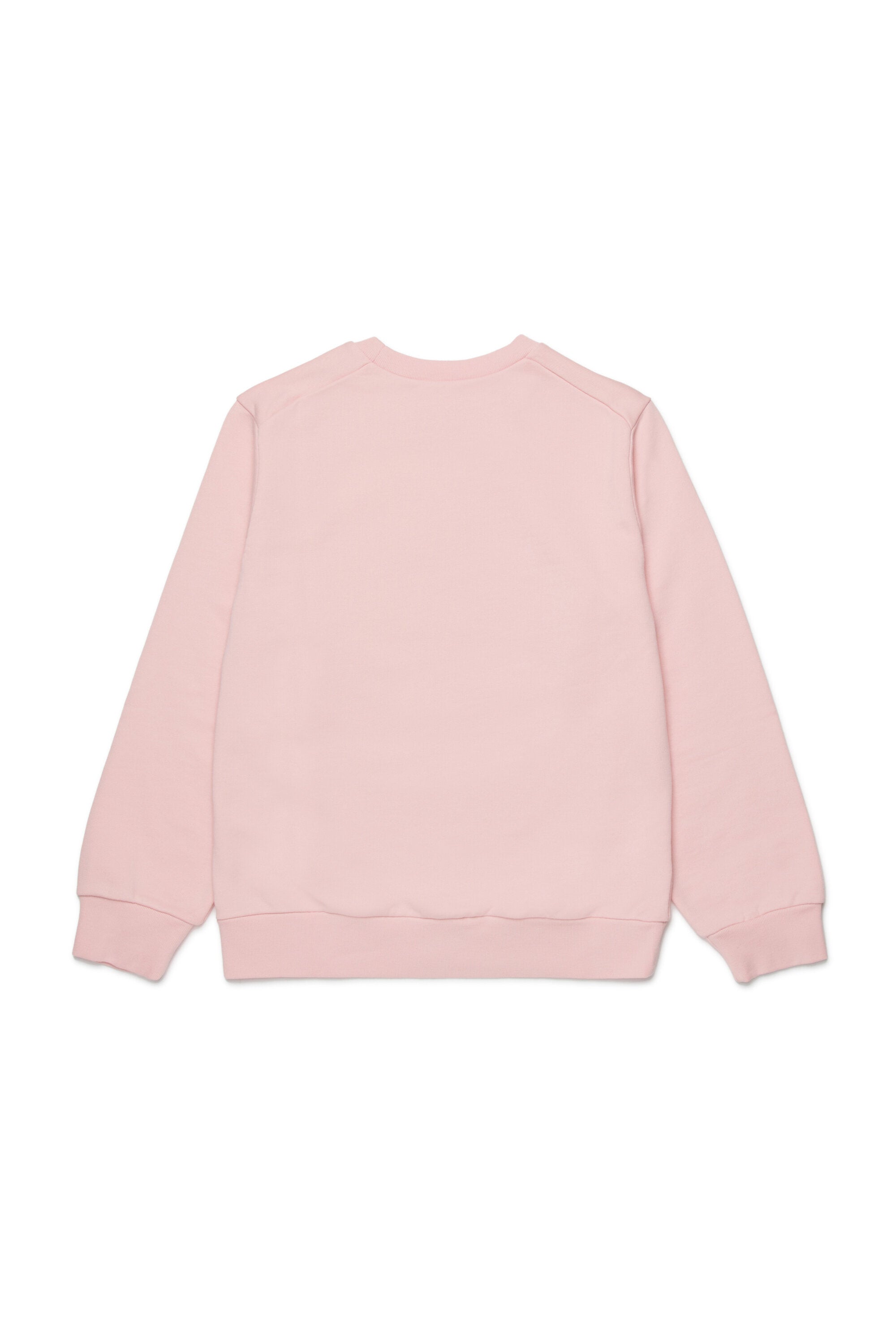 Sudadera de cuello redondo con maxi flor