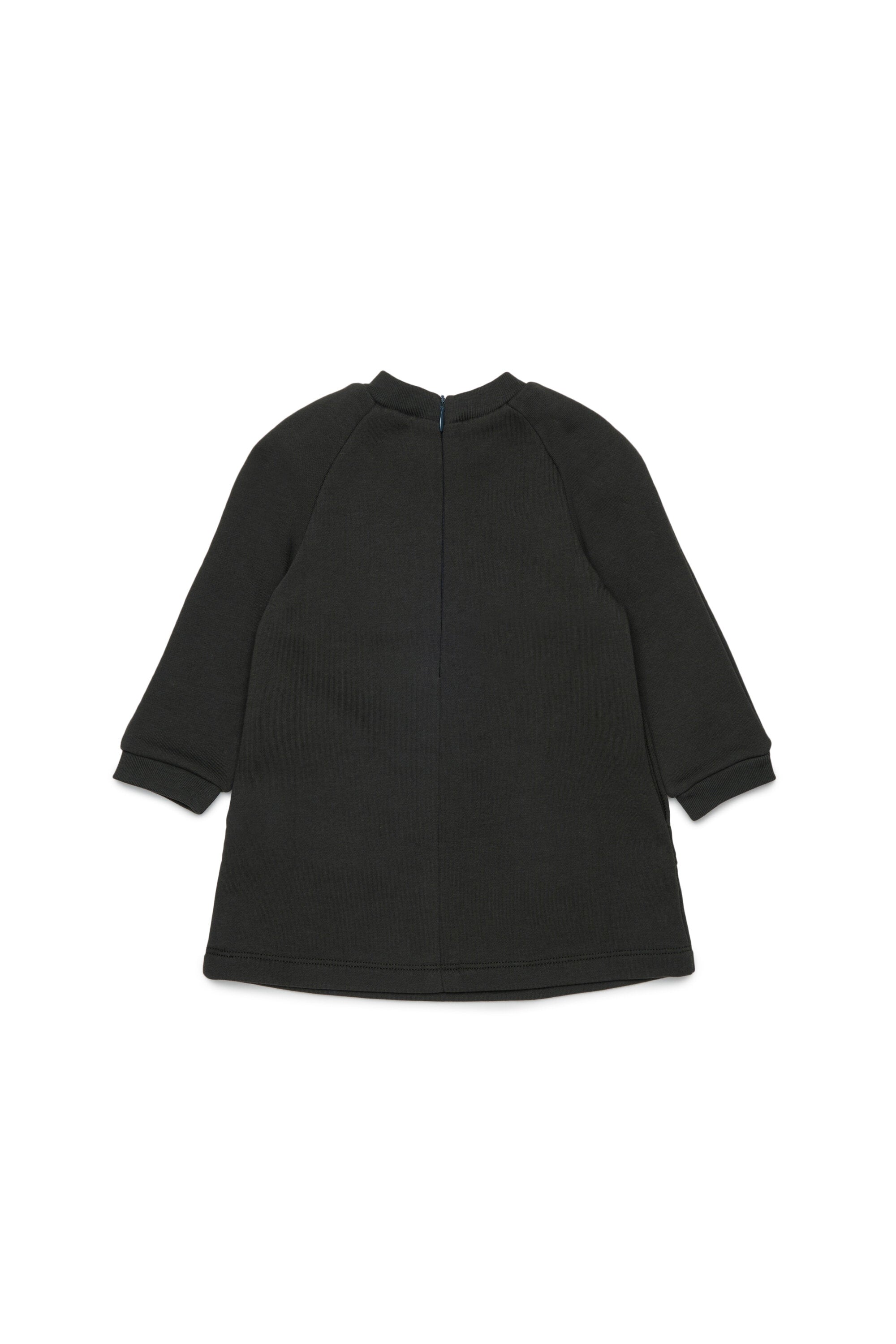 Fleece dress with logo