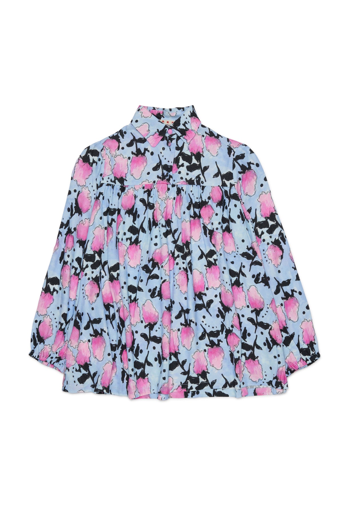 Camisa de manga larga con estampado floral
