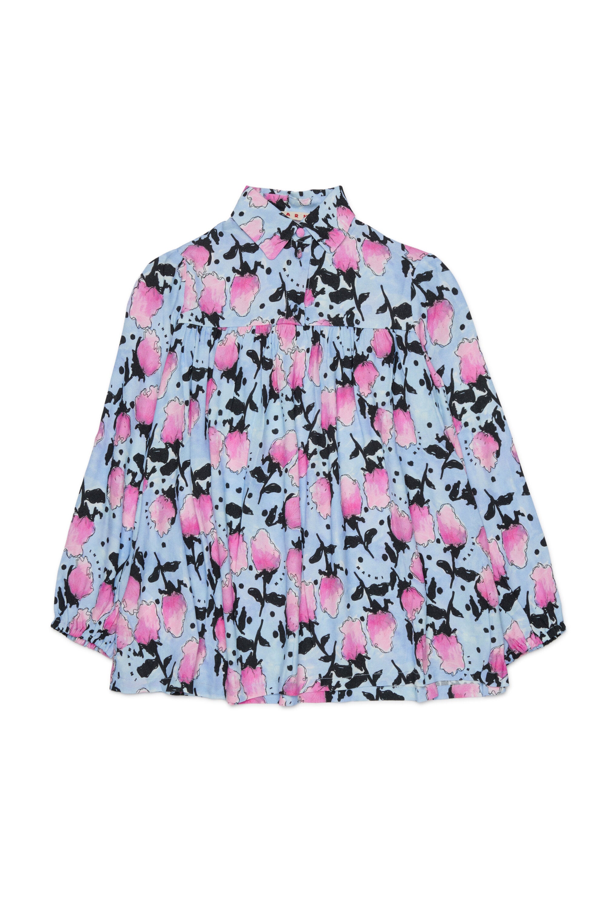 Camisa de manga larga con estampado floral