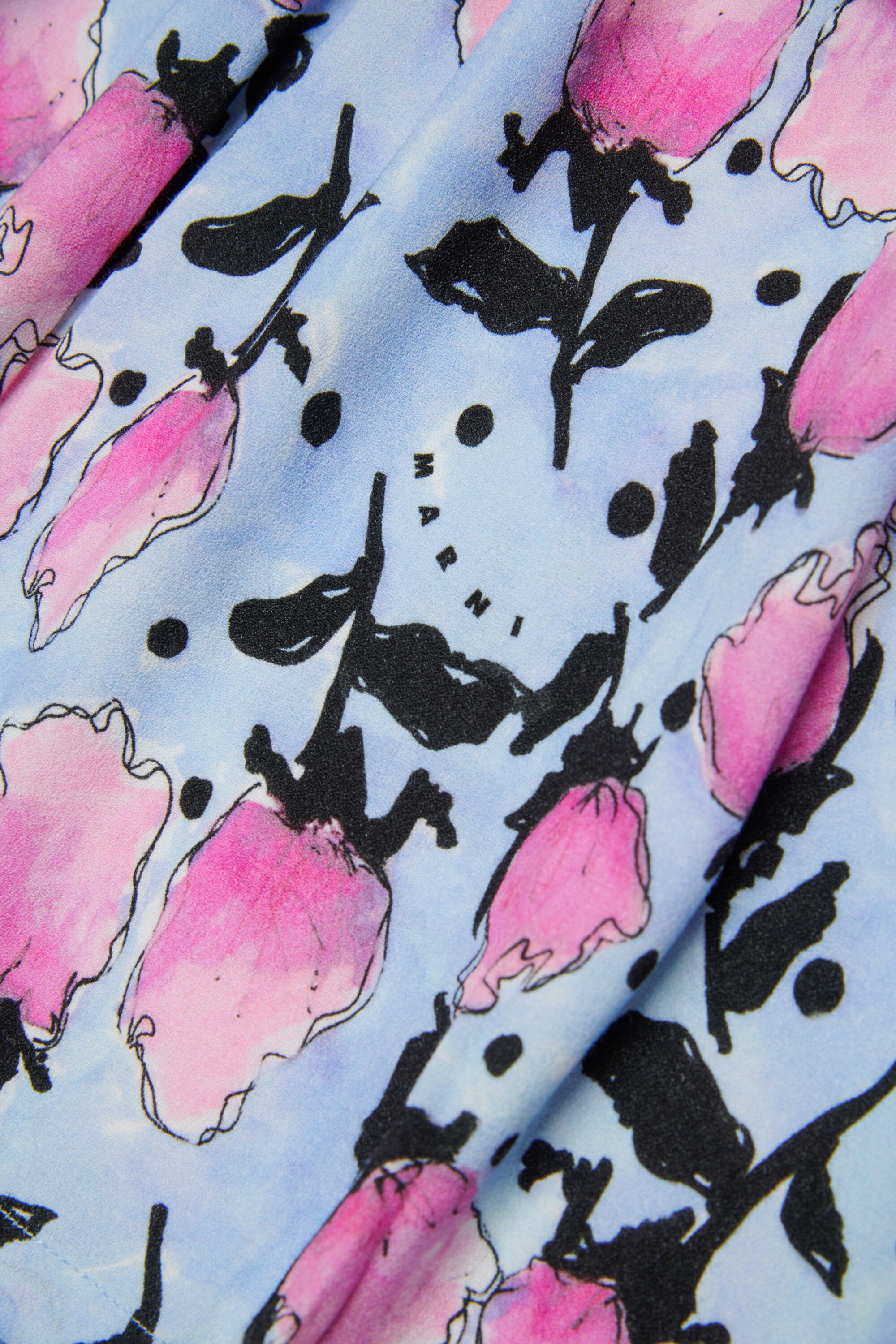 Camisa de manga larga con estampado floral