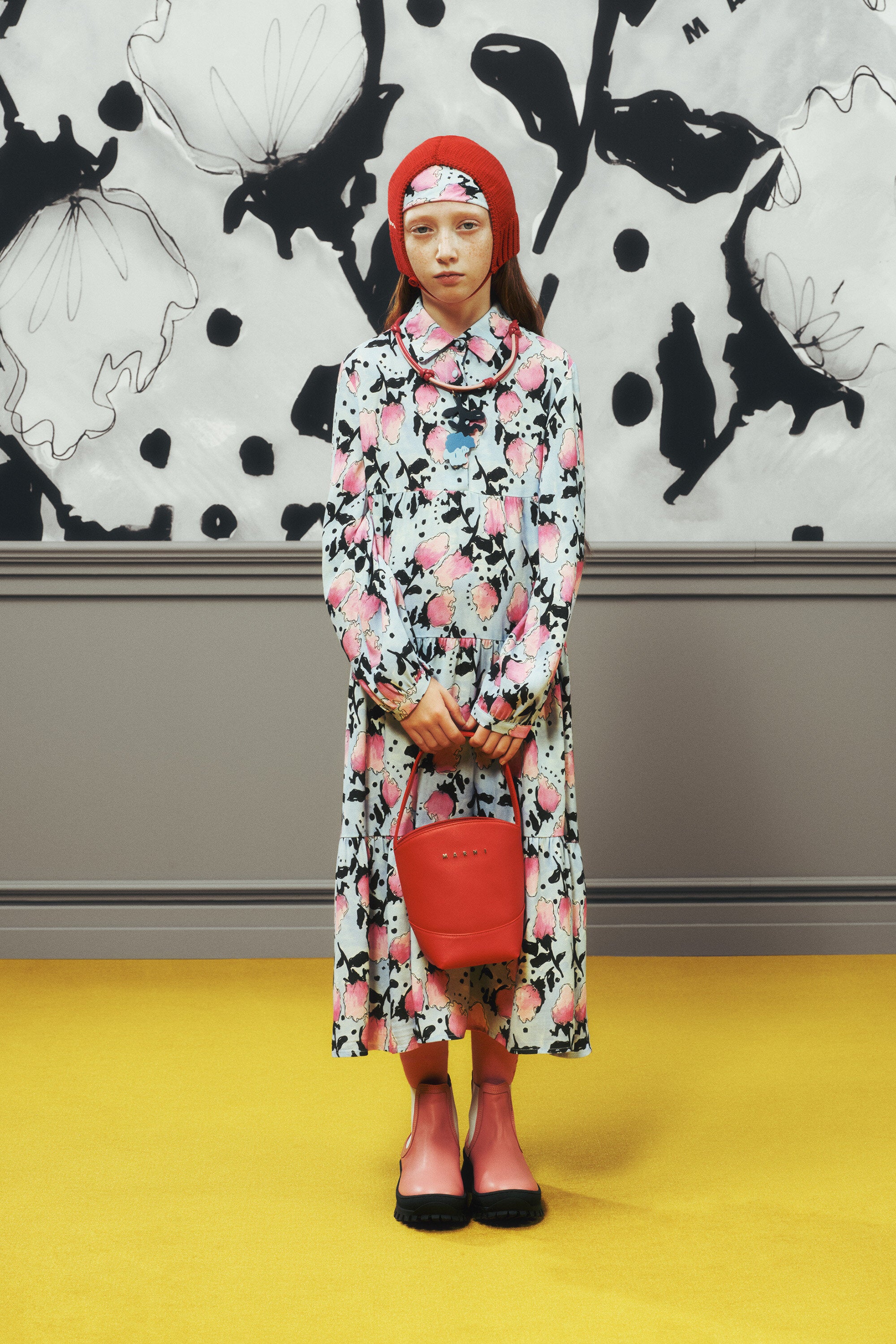 Vestido con estampado floral